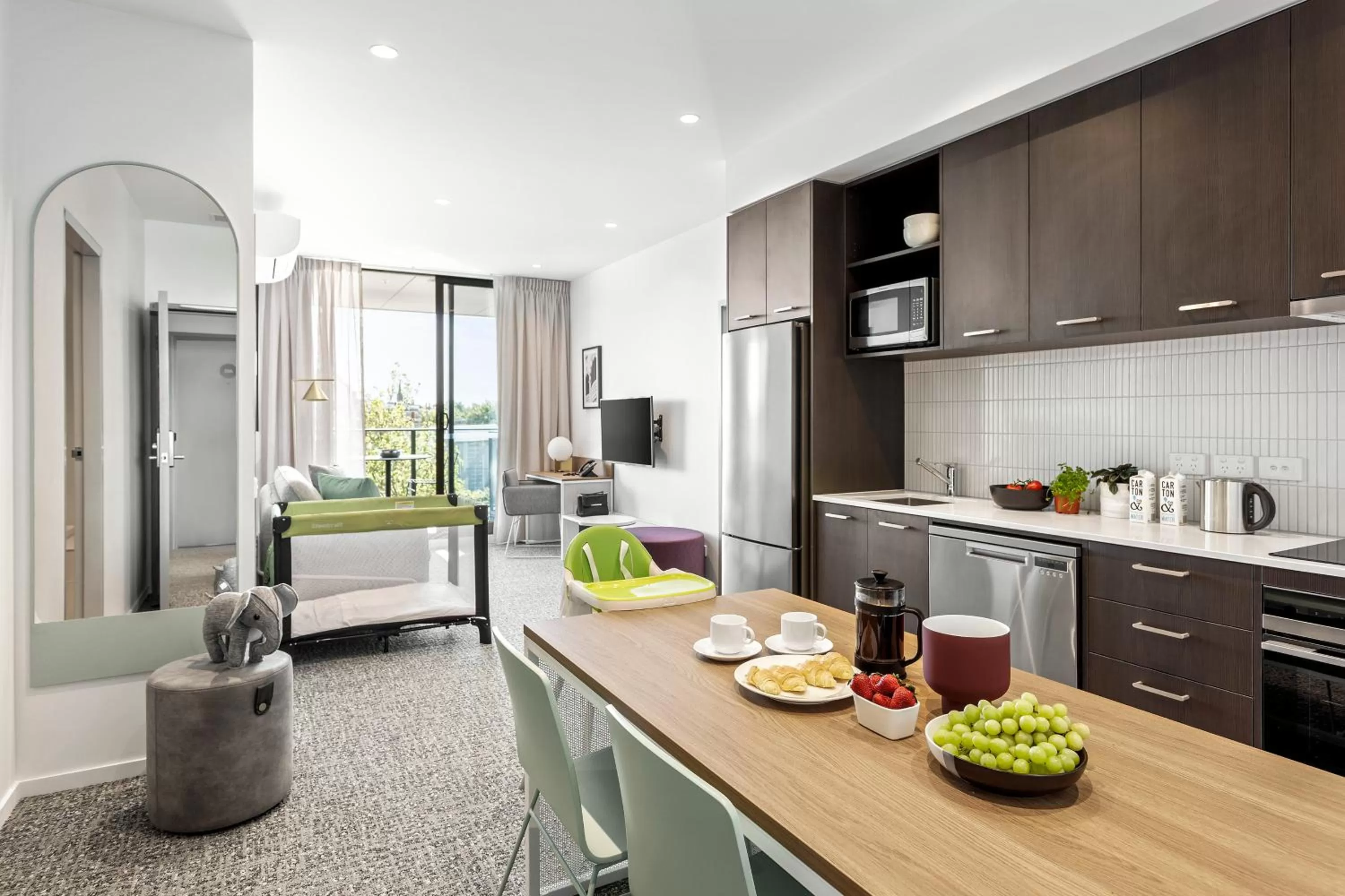 Kitchen or kitchenette in Quest Ballarat Station