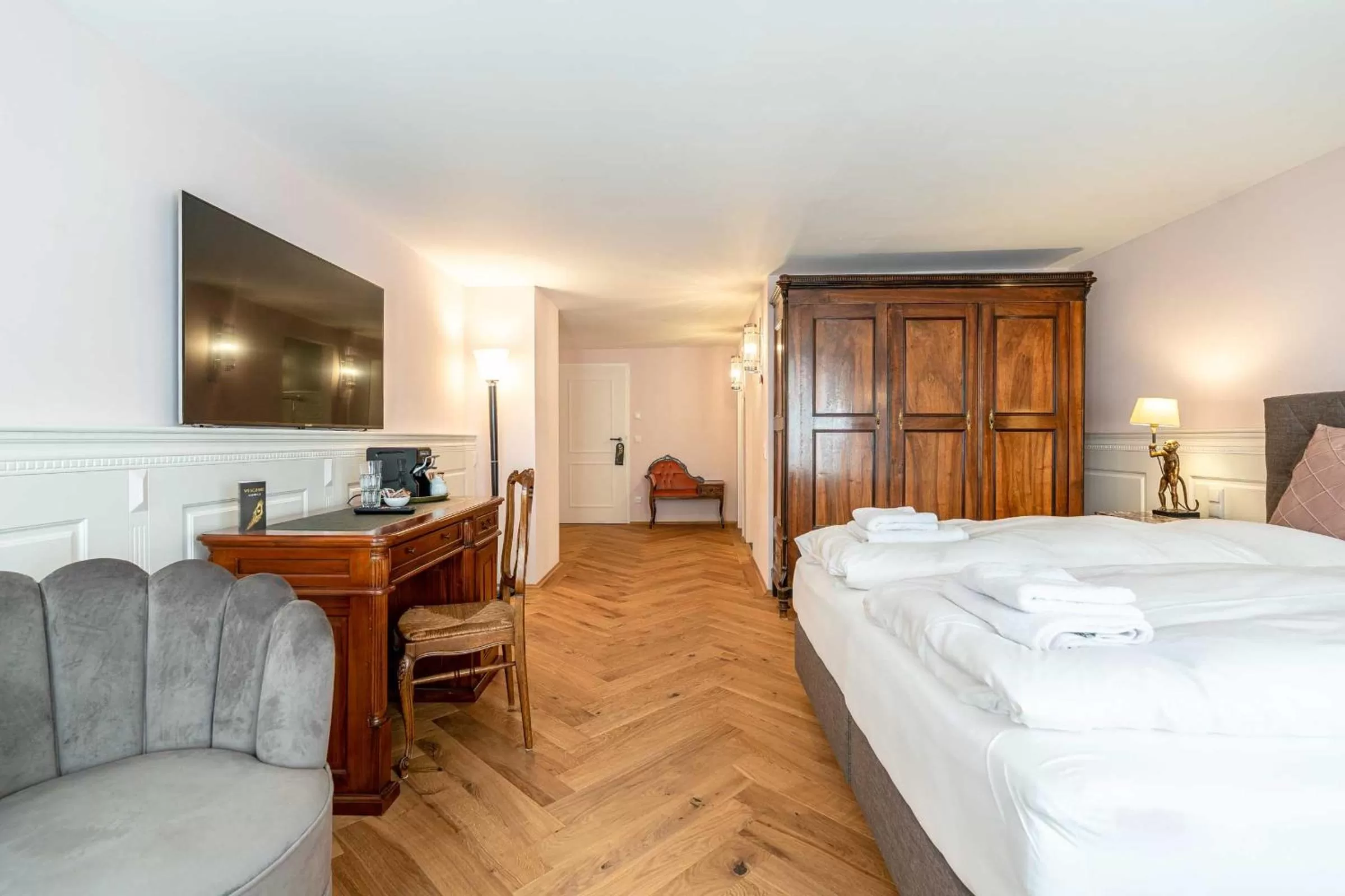 Bed in Altstadthotel Bachbräu