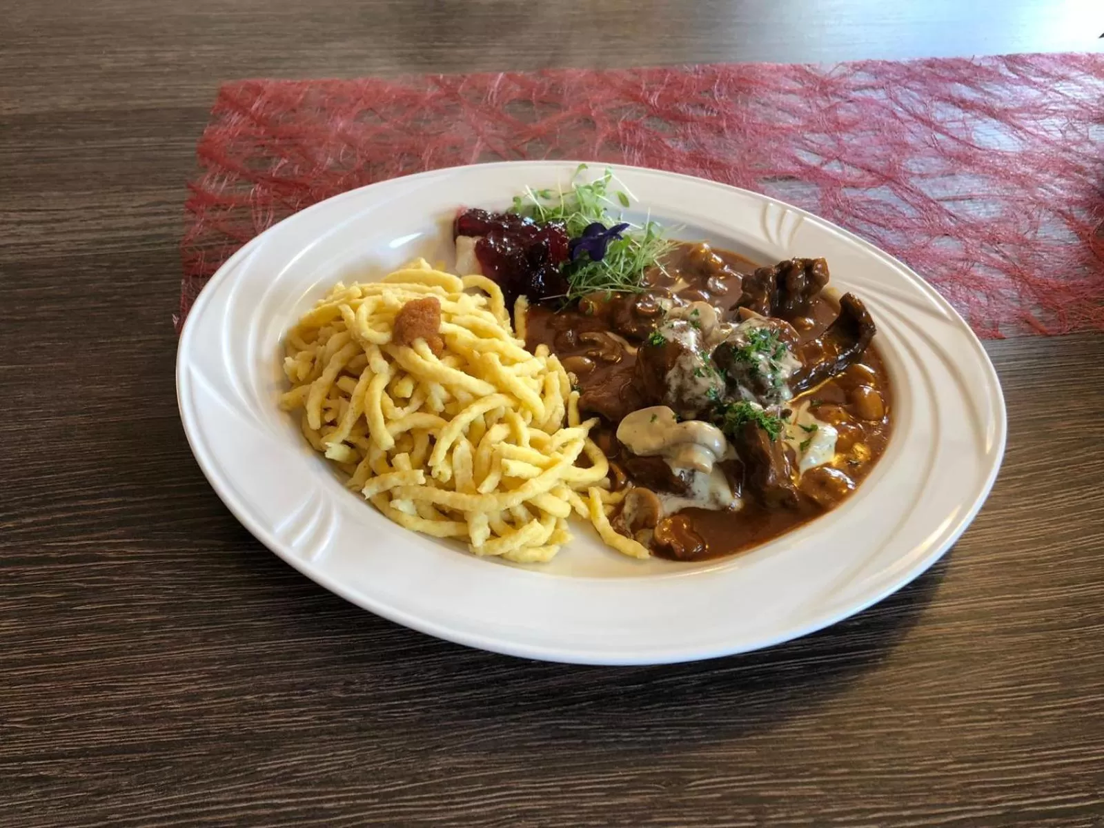 Food in Hotel Cafe Waldeck