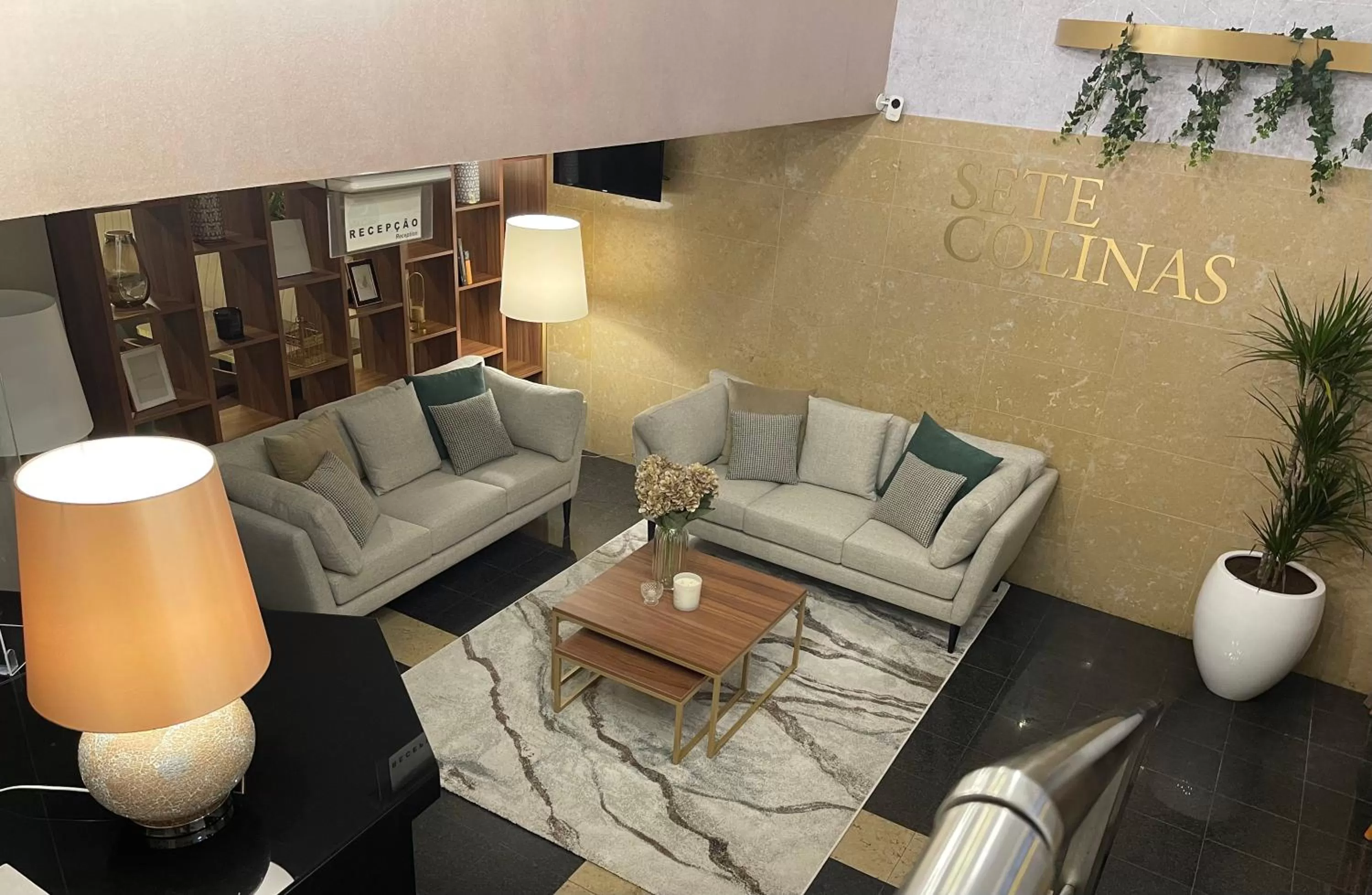 Living room in Hotel Sete Colinas