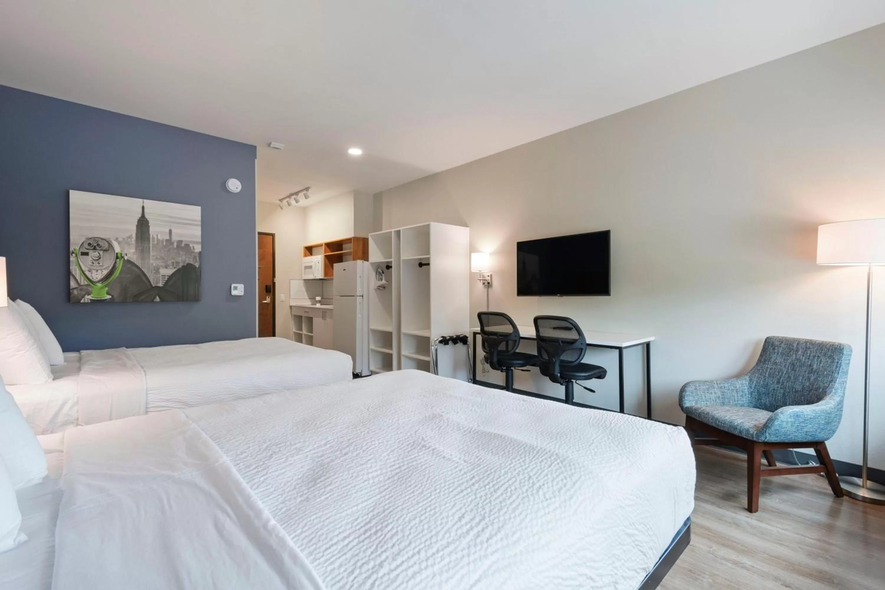 Bed in Extended Stay America Premier Suites - Austin - Austin Airport