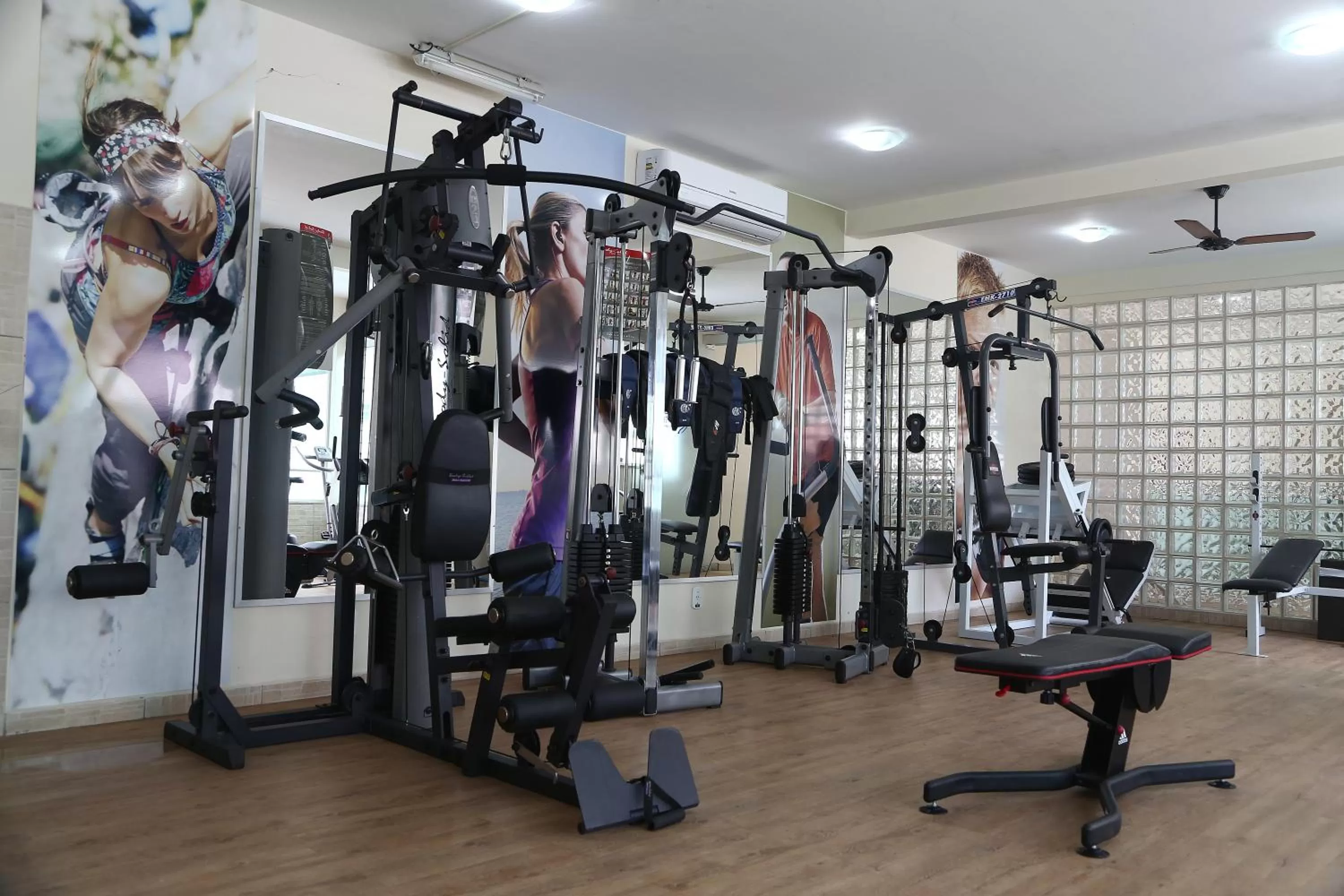 Fitness centre/facilities in Hotel Santo Graal