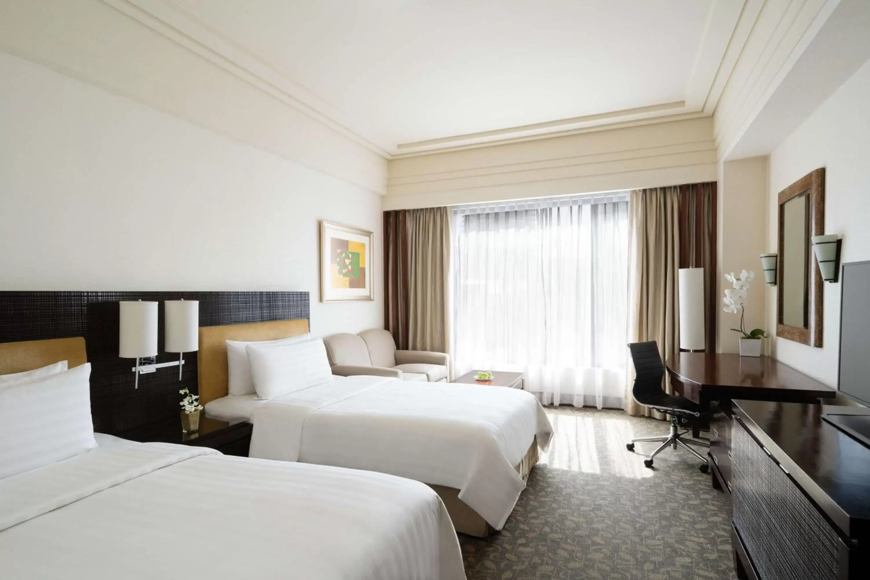 Garden Wing Deluxe Twin in Edsa Shangri-La, Manila Garden Wing Deluxe Twin in Edsa Shangri-La, Manila