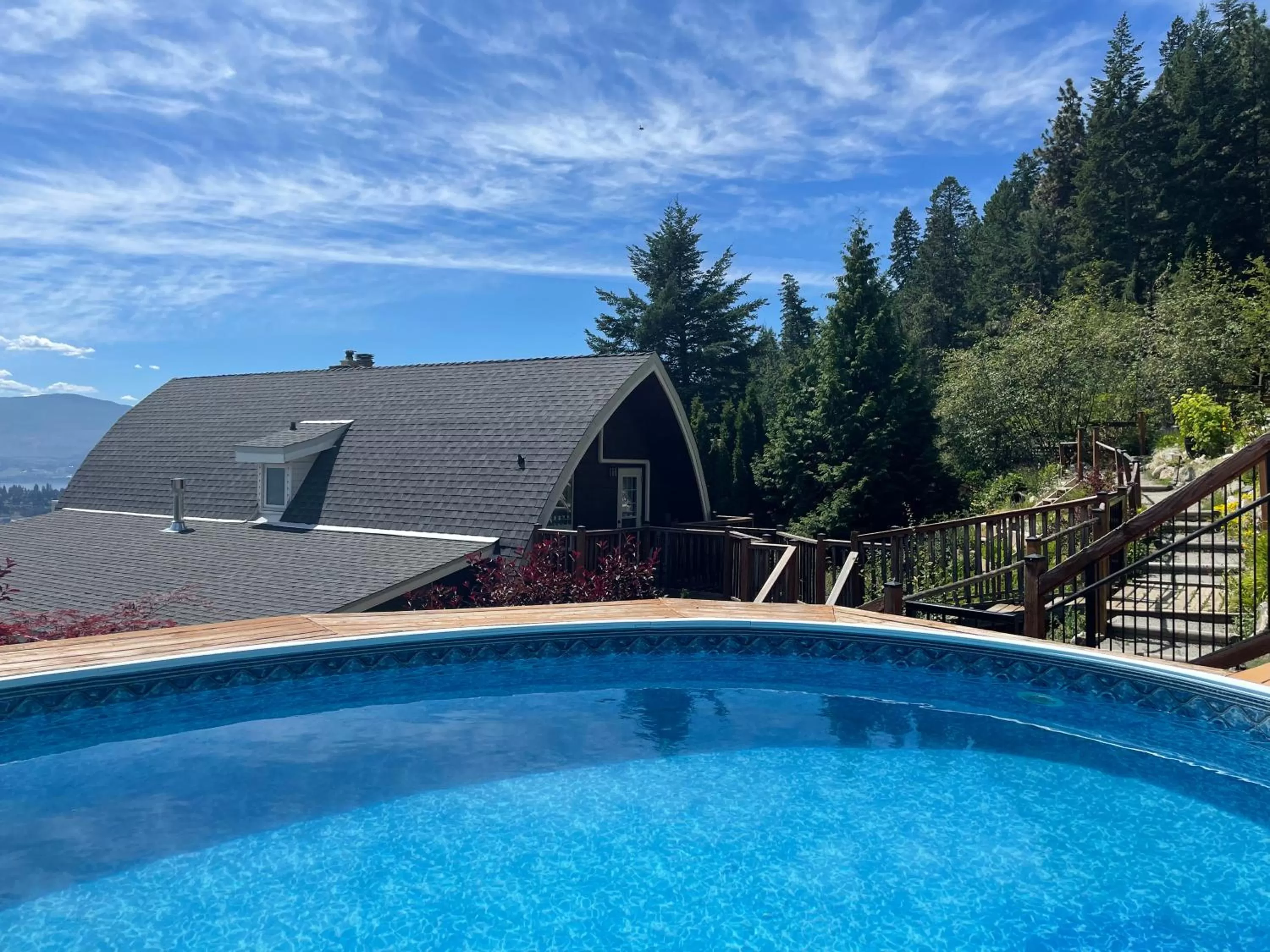 Swimming pool in Les Chambres Roses