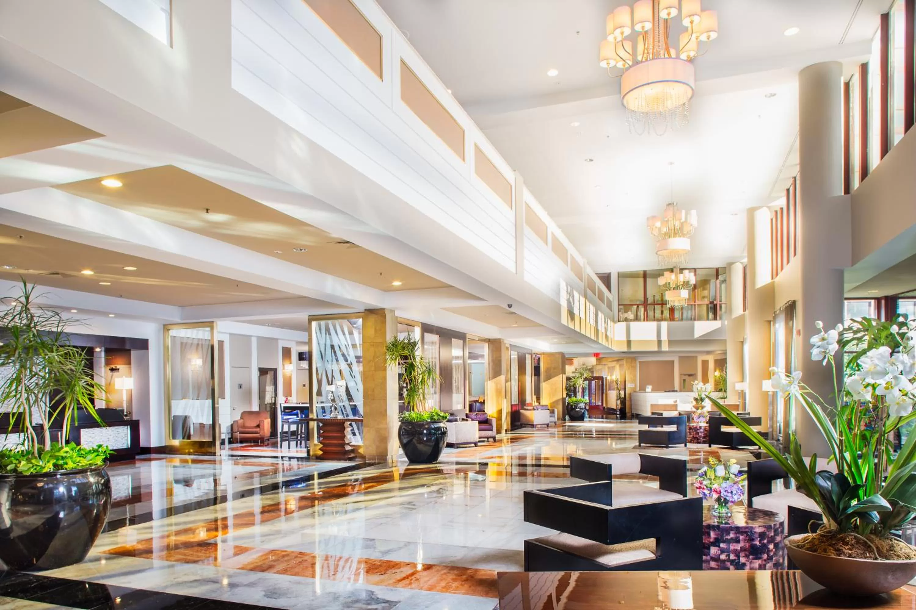 Lobby or reception in DoubleTree by Hilton New York-LaGuardia