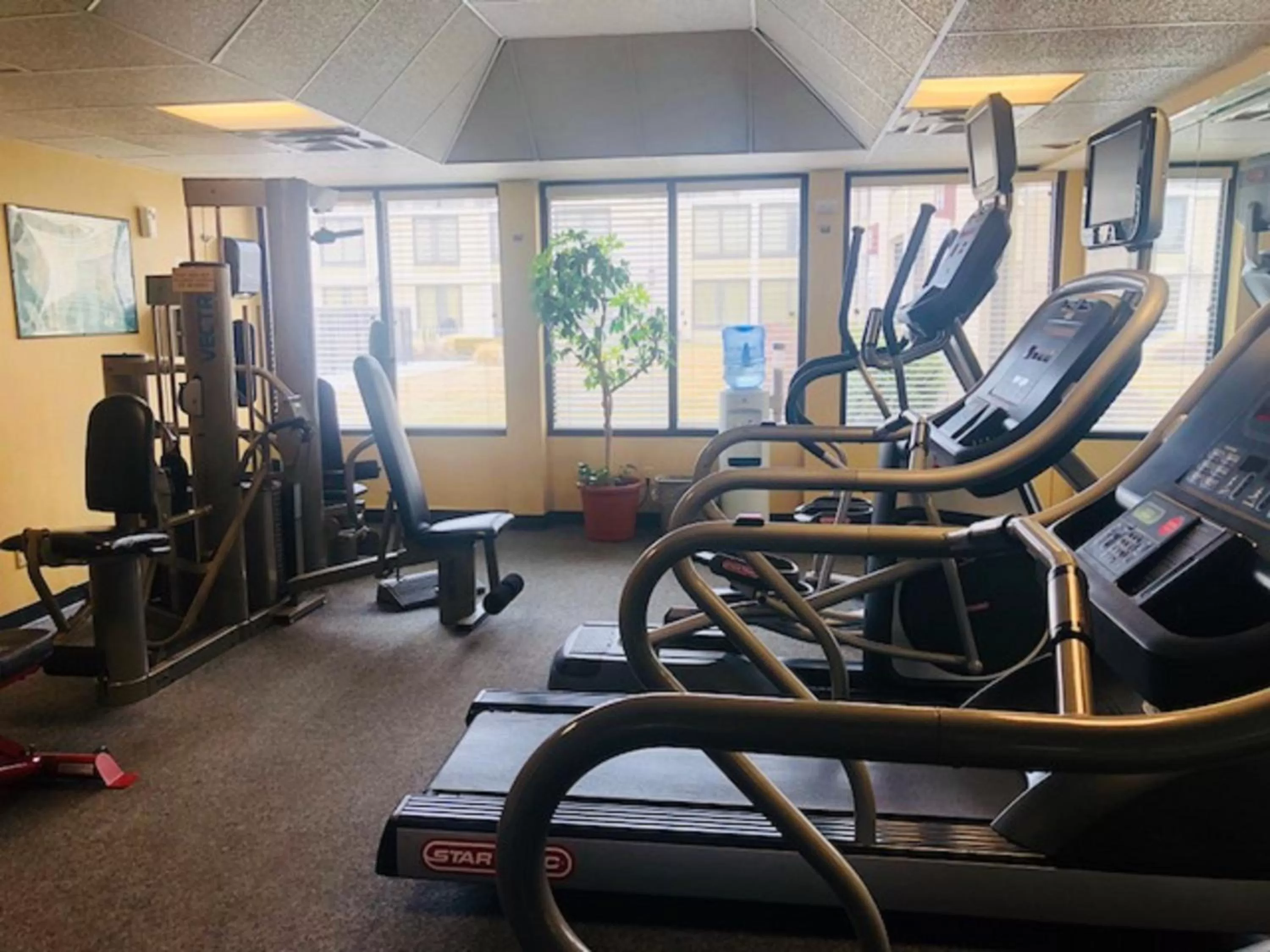 Fitness centre/facilities in Buffalo Airport Hotel