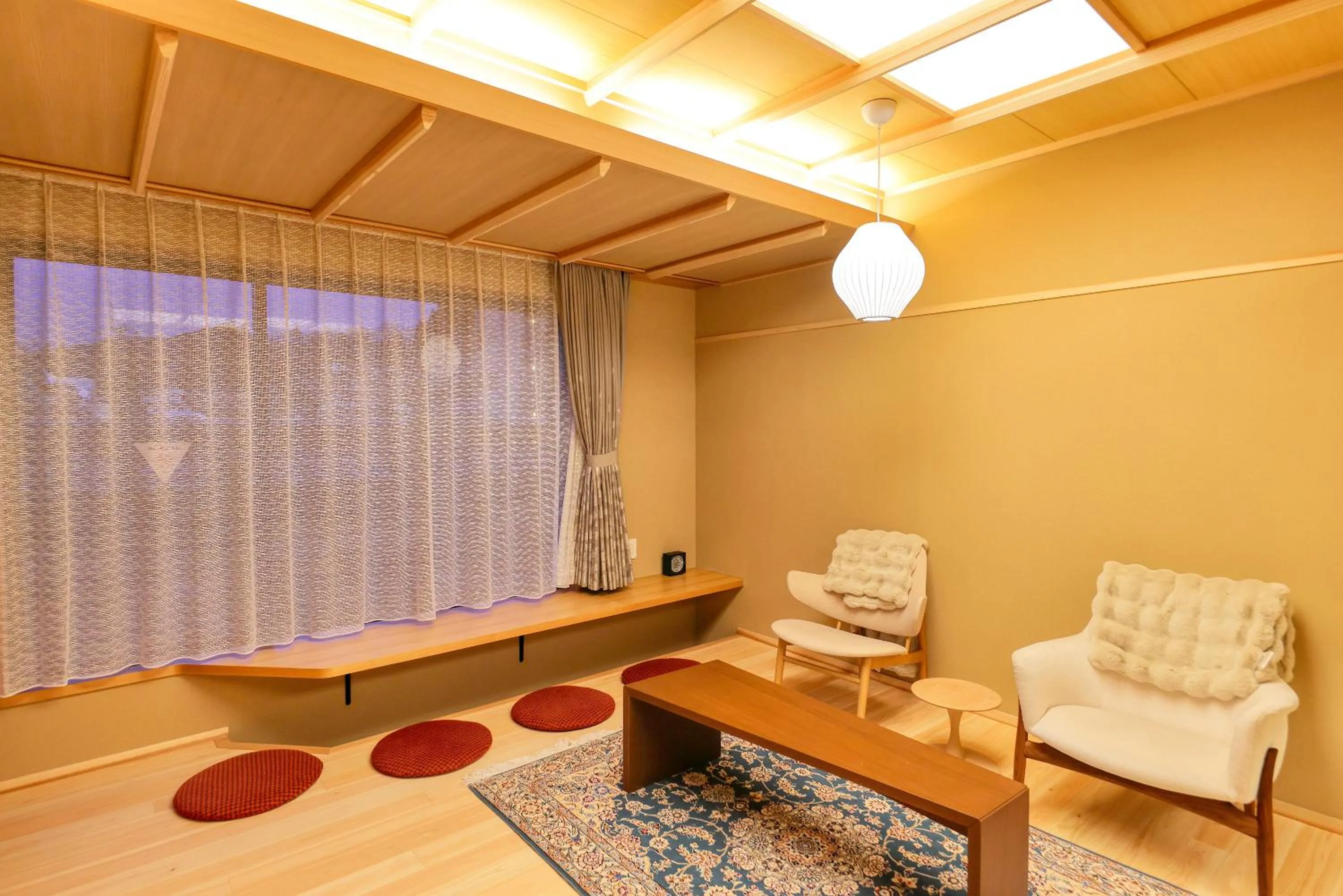 Living room in Honjin Hiranoya Kachoan