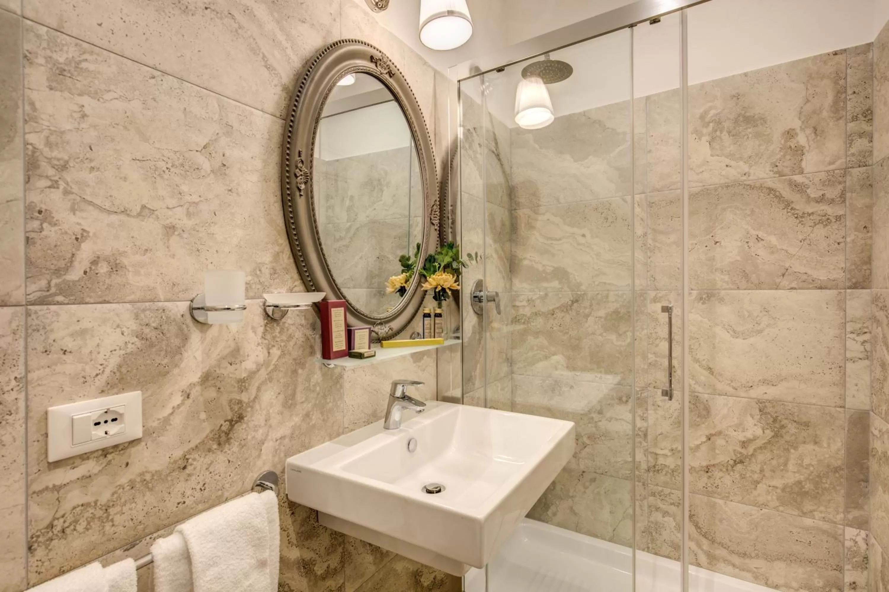 Bathroom in Charme Spagna Boutique Hotel