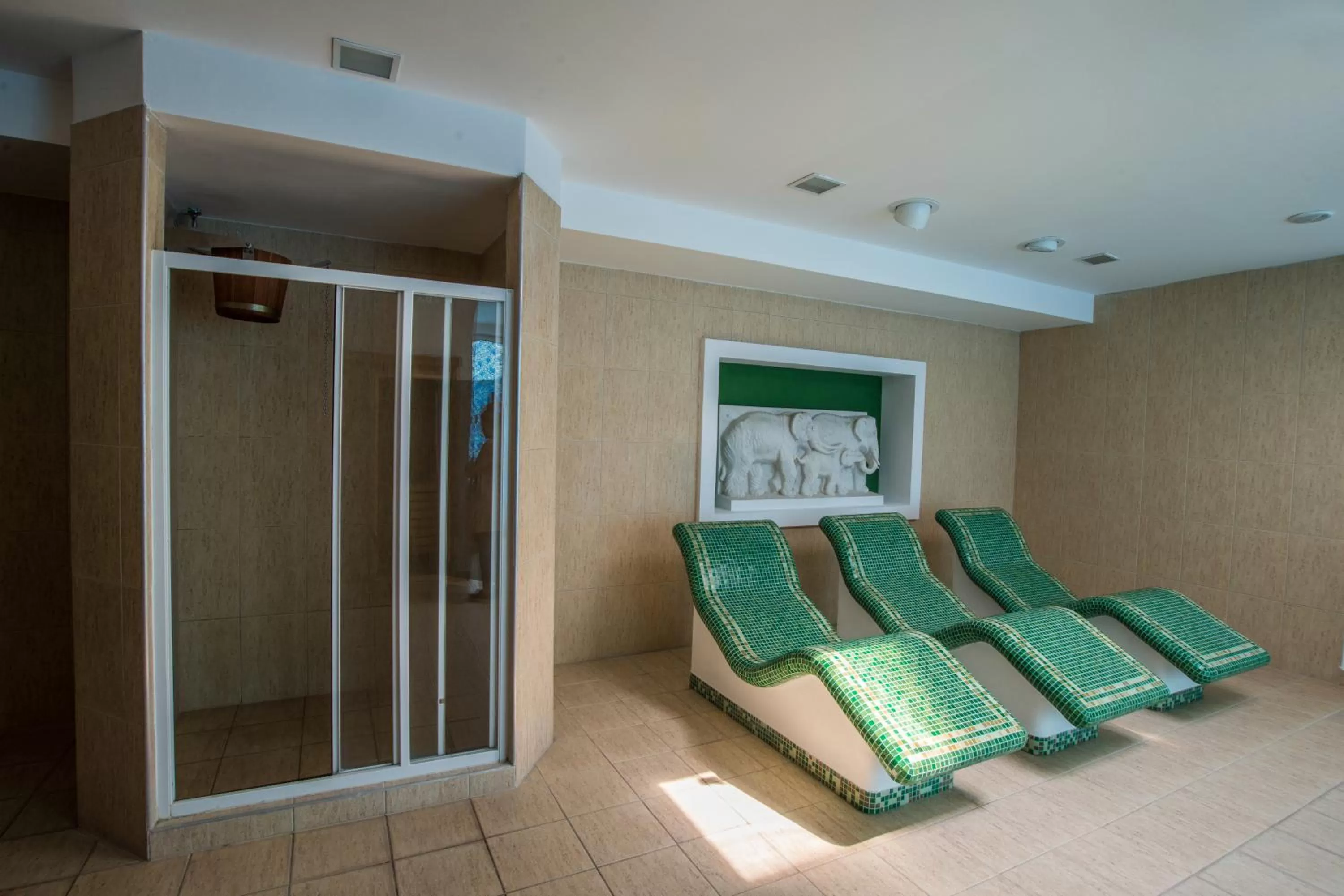 Sauna in Mercure Medias Binderbubi Hotel And Spa