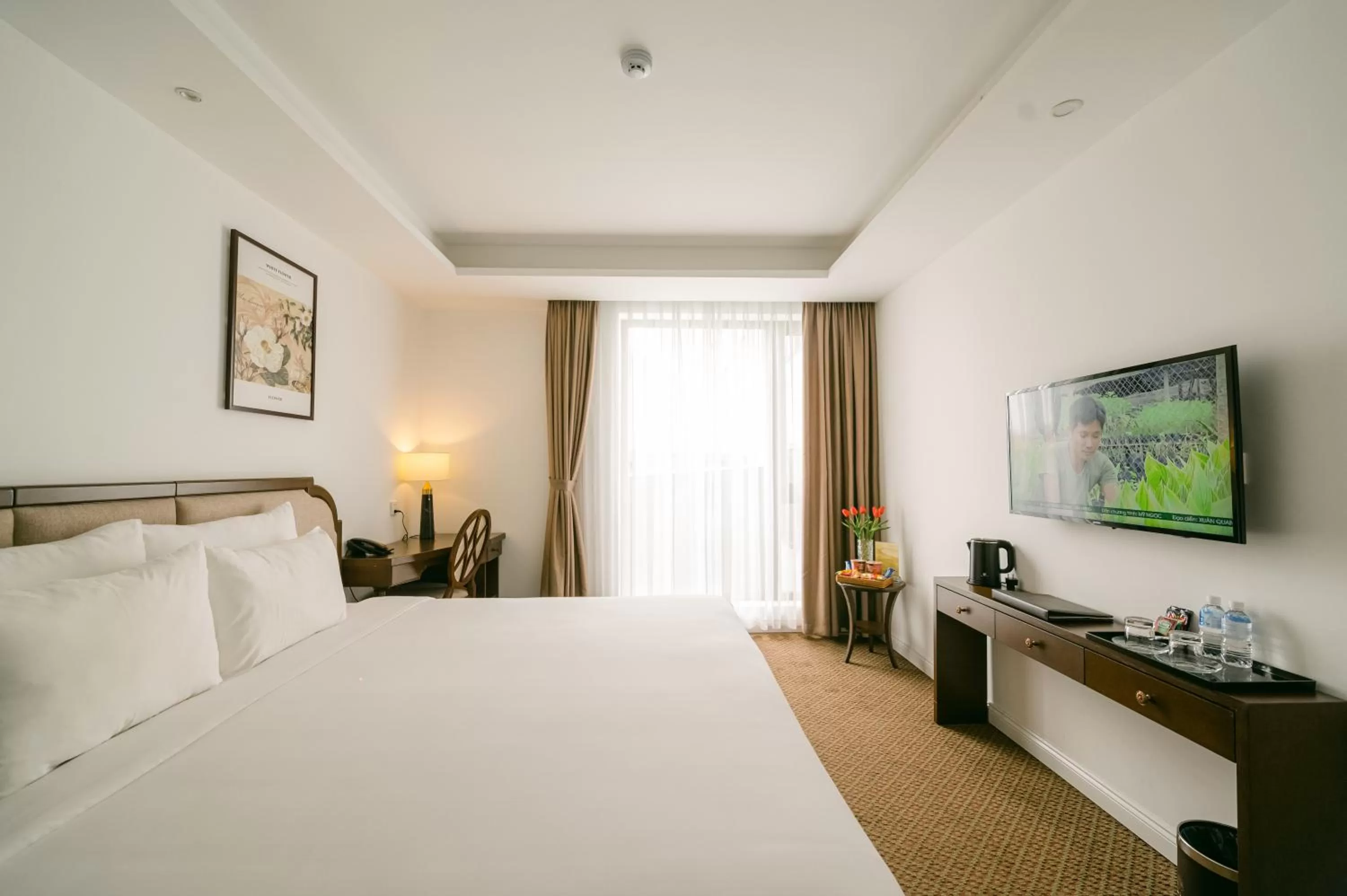 Bed in Marigold Hotel Hanoi