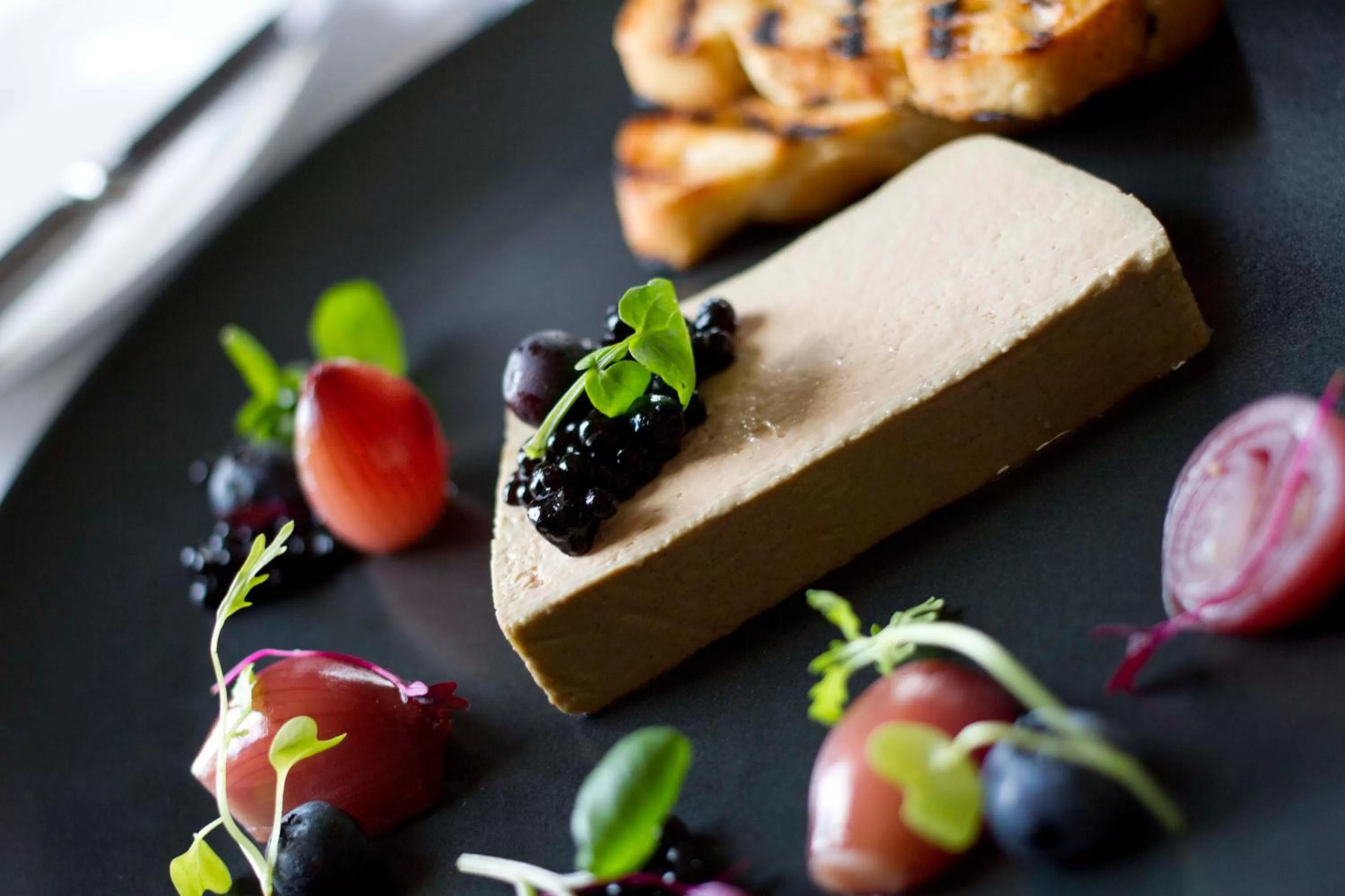 Food close-up in Duke Of Cornwall Hotel