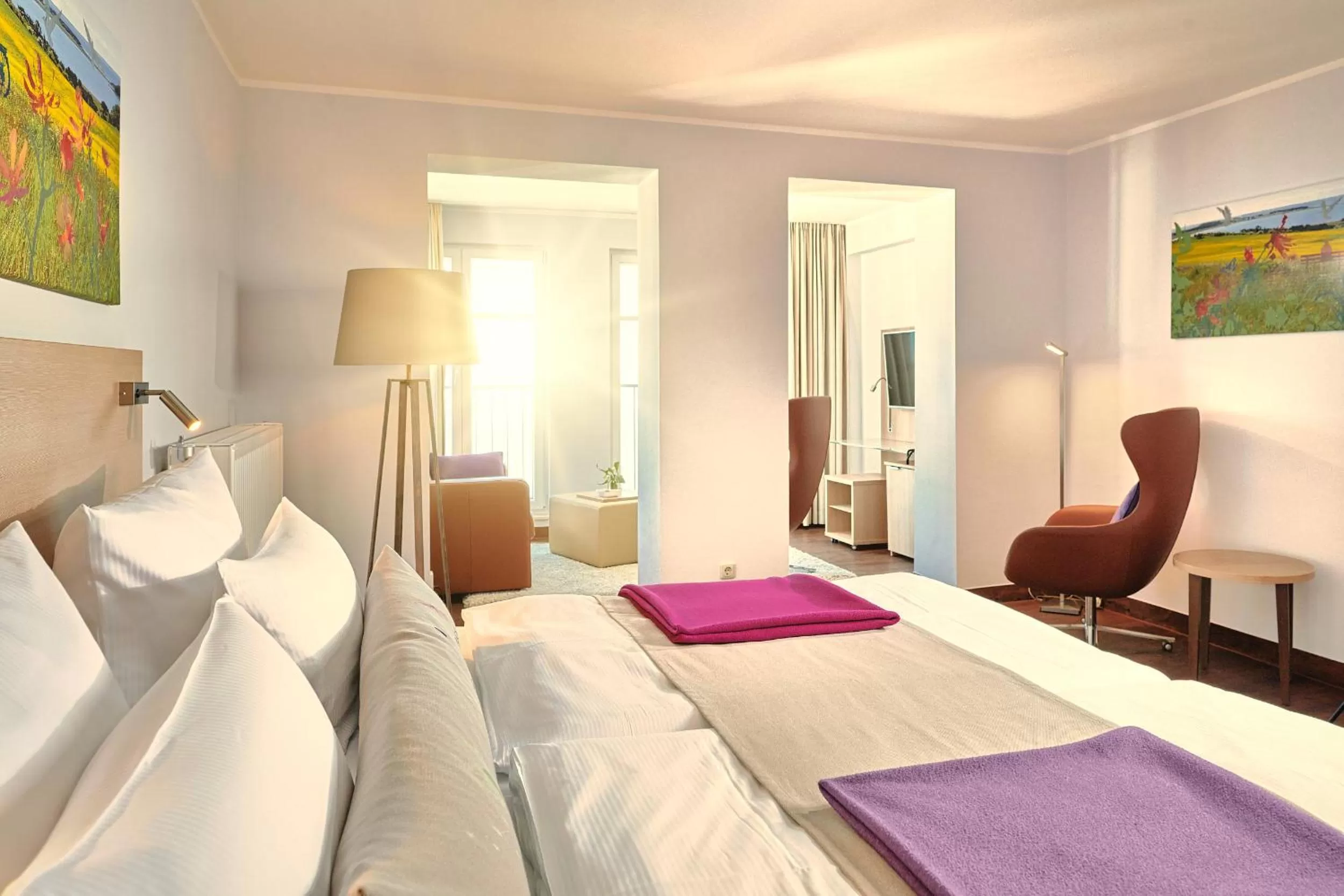 Photo of the whole room, Bed in Seeschloss Sellin