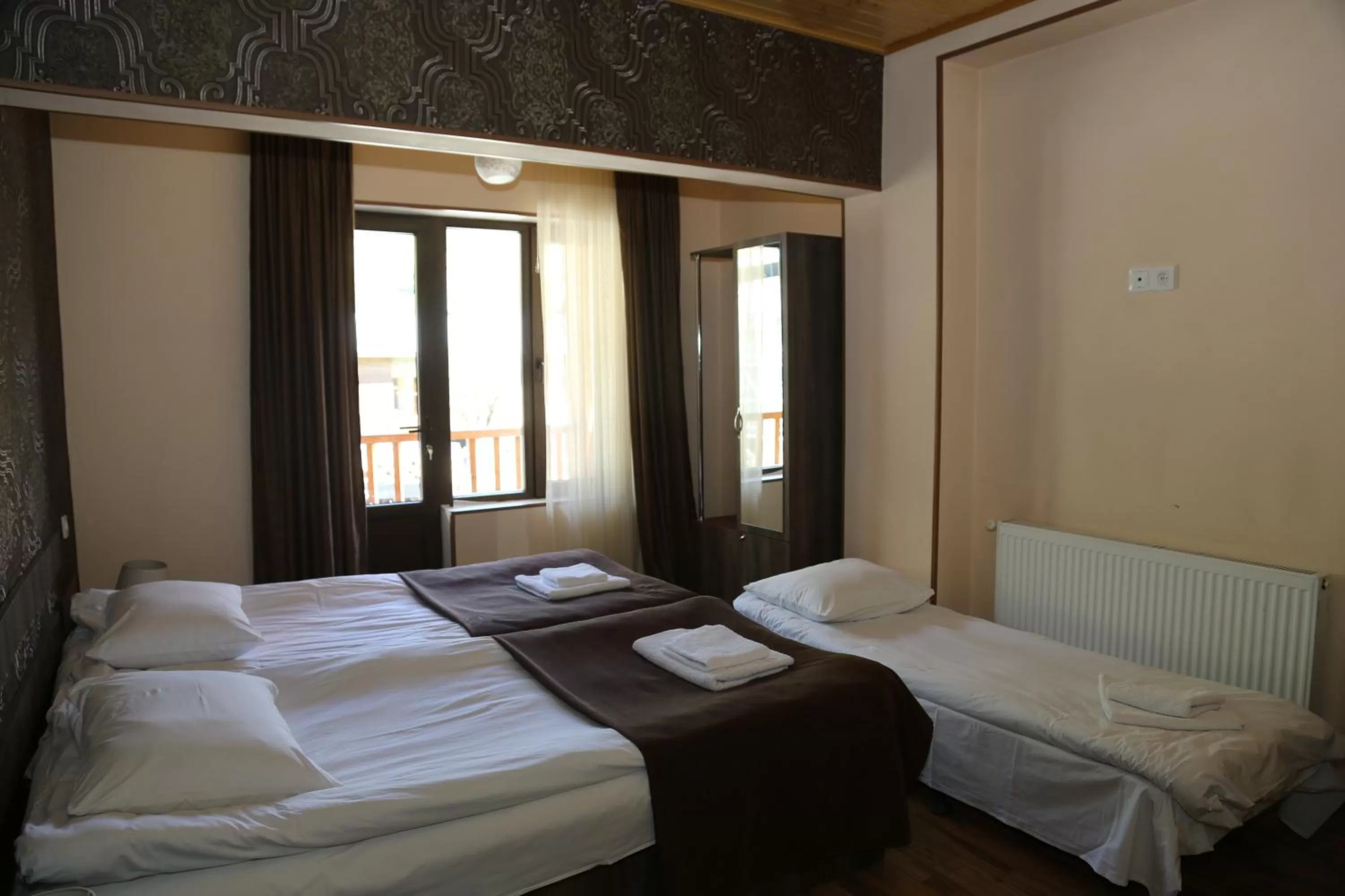 Bed in Hotel Svanseti