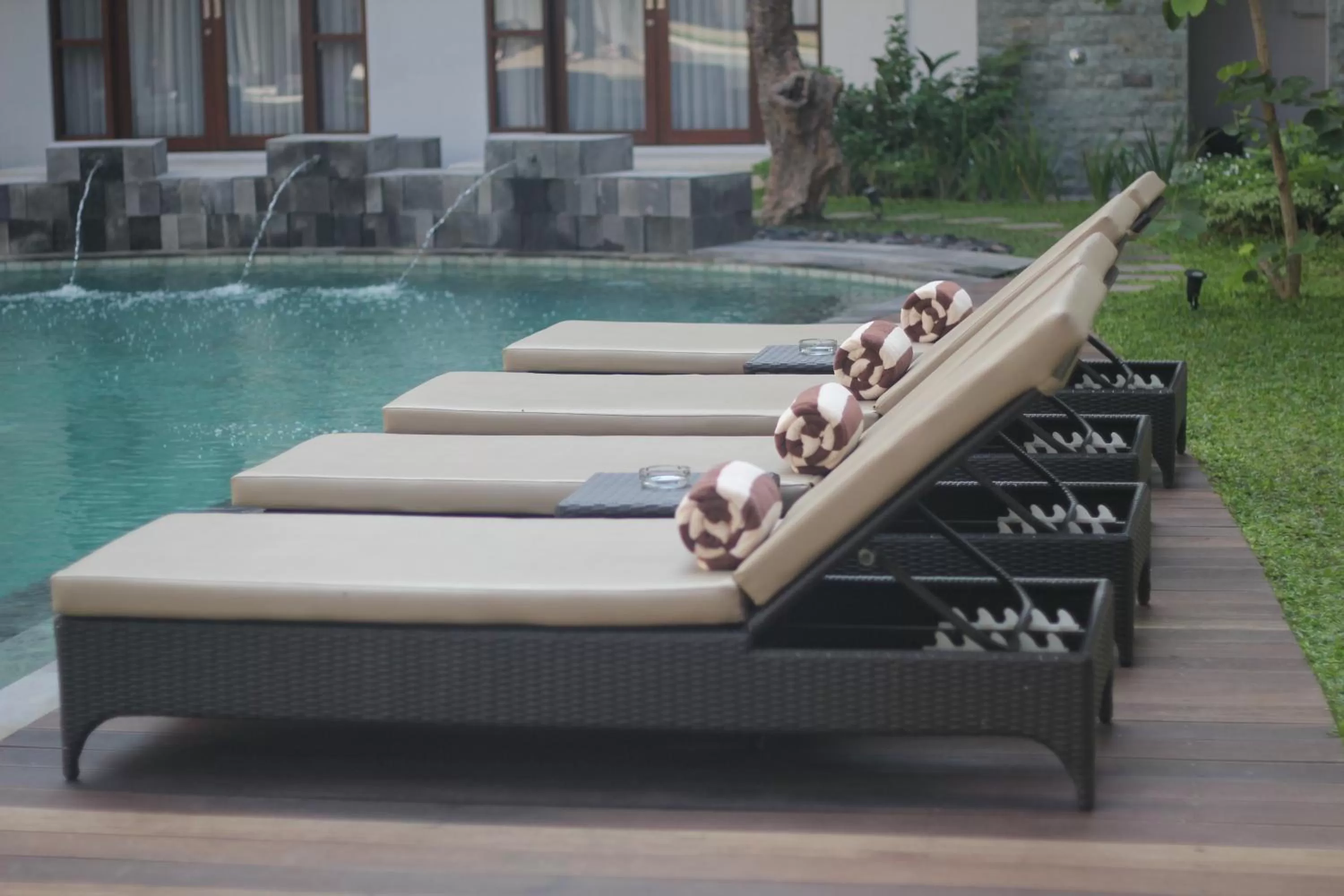 Swimming pool in Grand La Walon Hotel