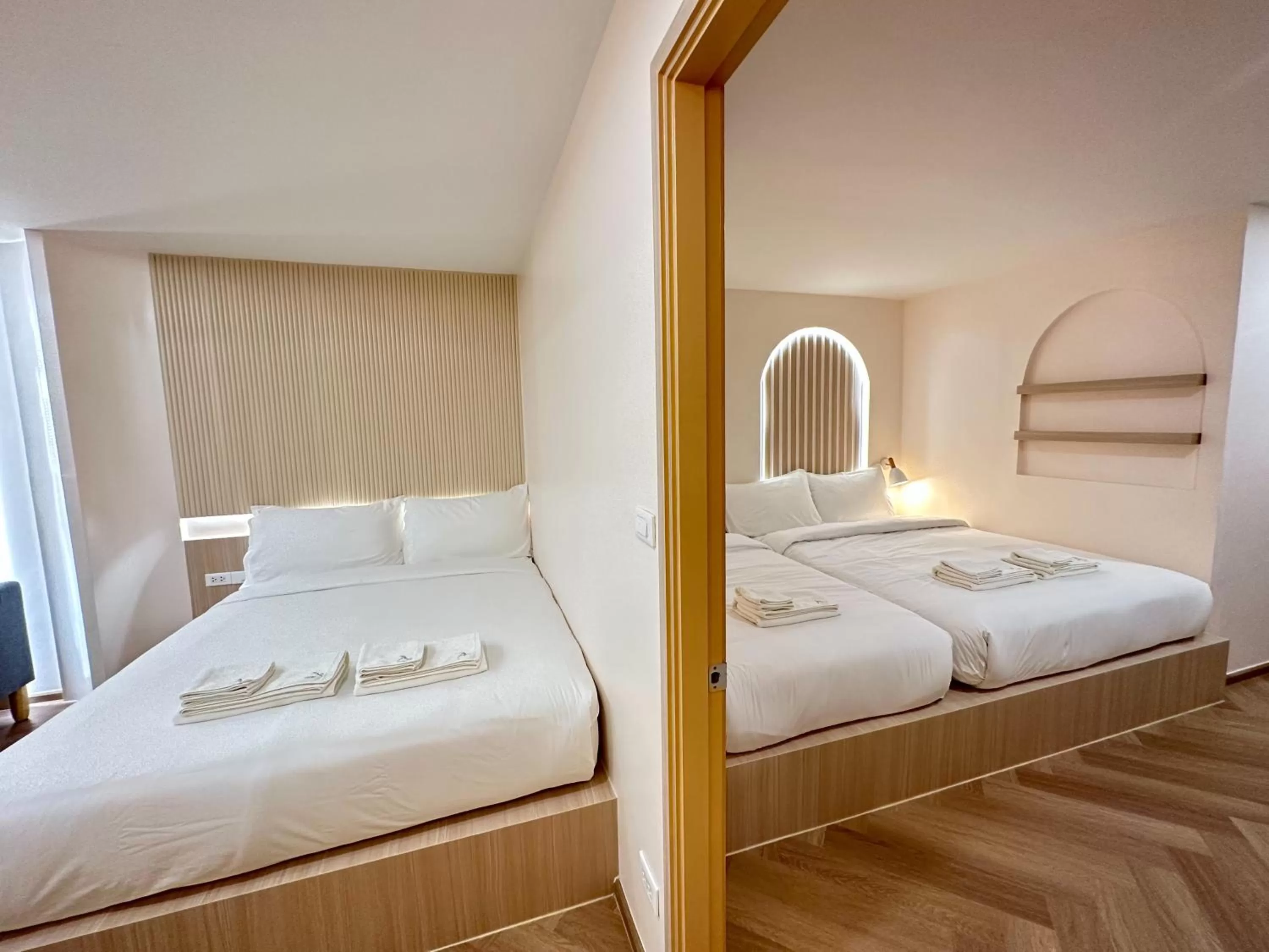 Bed in Ascella Bangkok Hotel