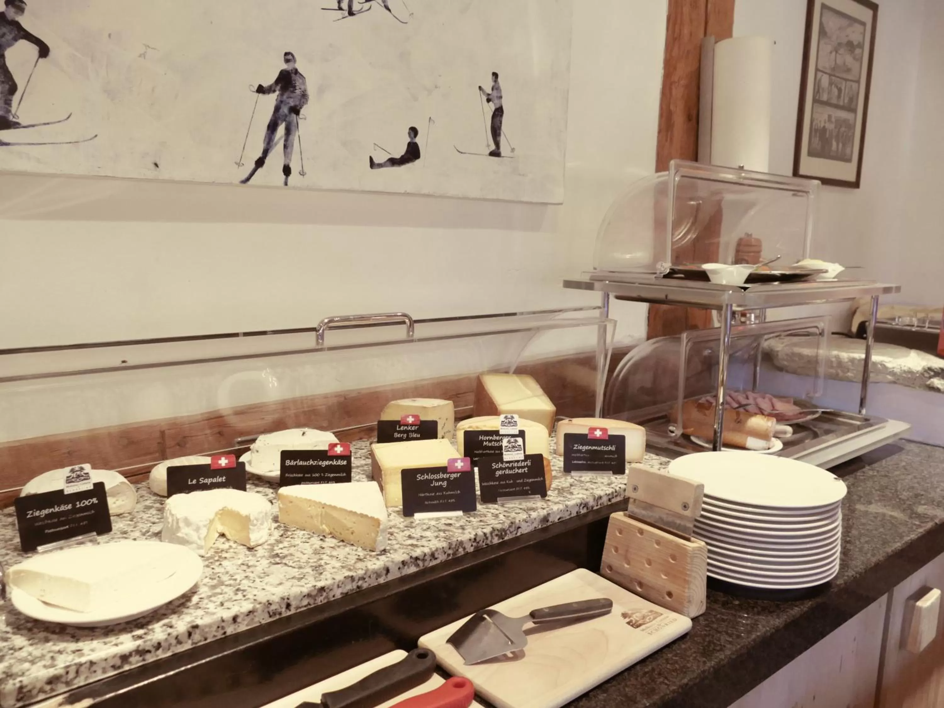 Buffet breakfast in Hotel Kernen