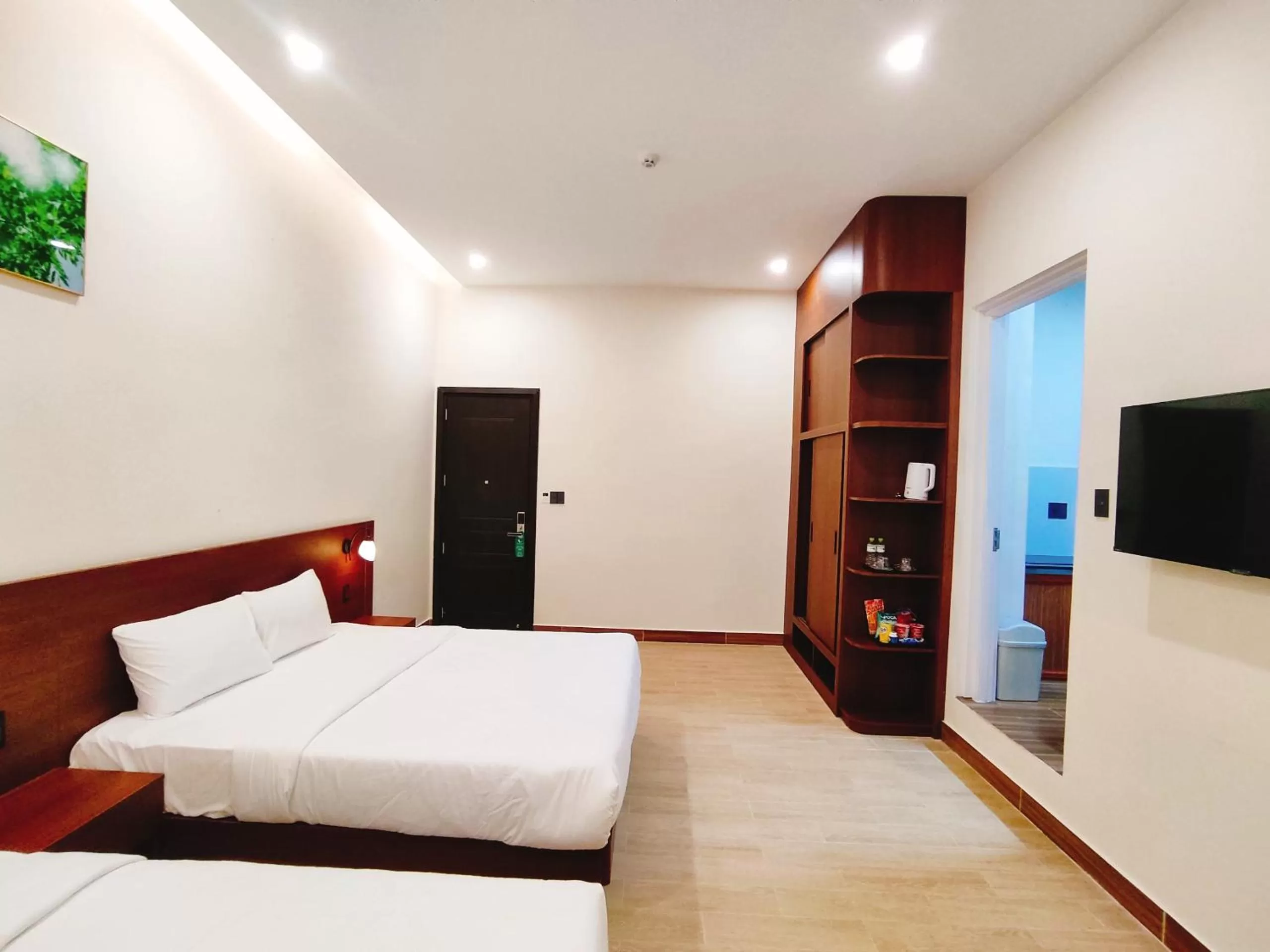 hair dresser, Bed in GREENECO DA LAT HOTEL - Khách sạn Green Eco Đà Lạt