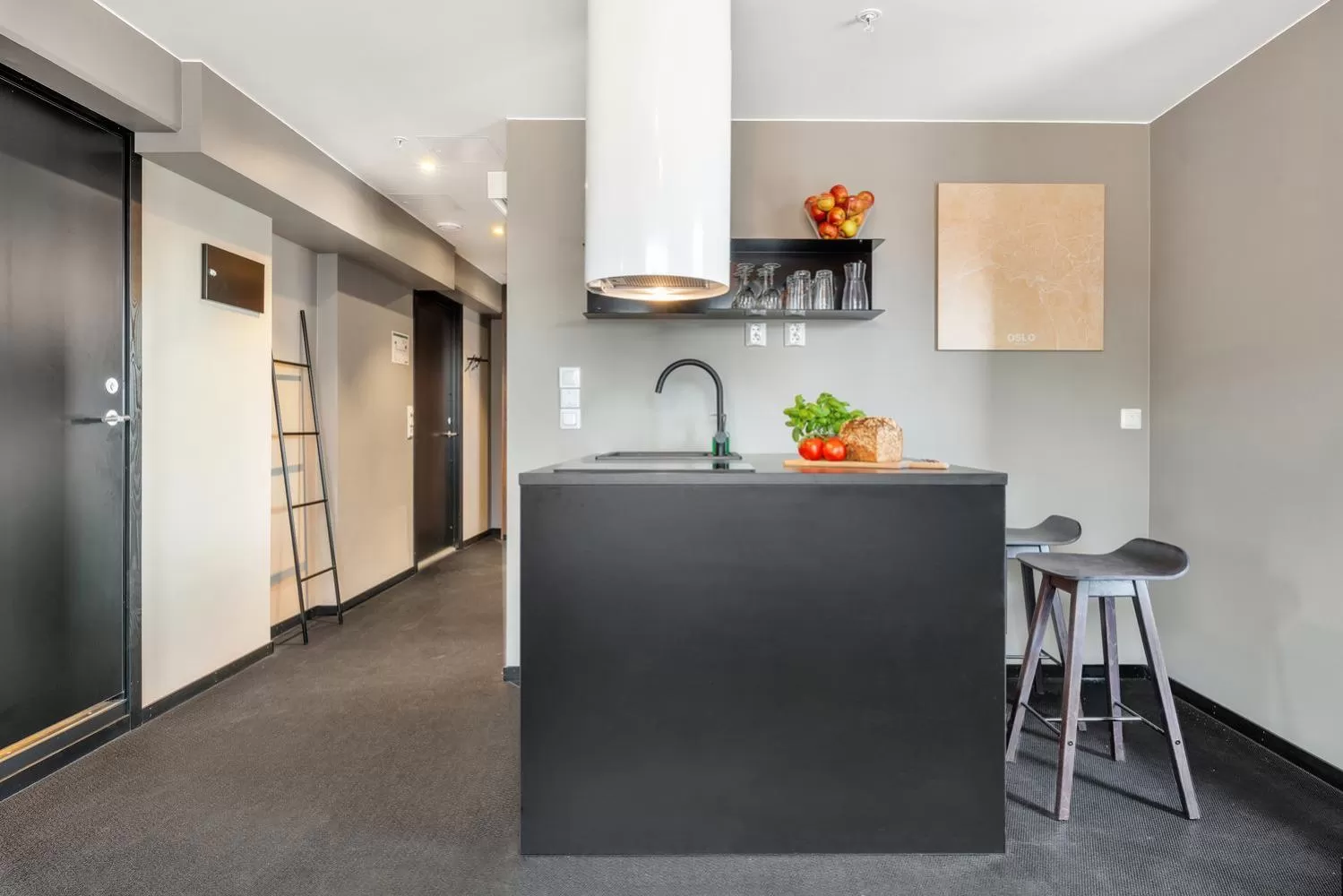 Kitchen or kitchenette in Forenom Aparthotel Oslo