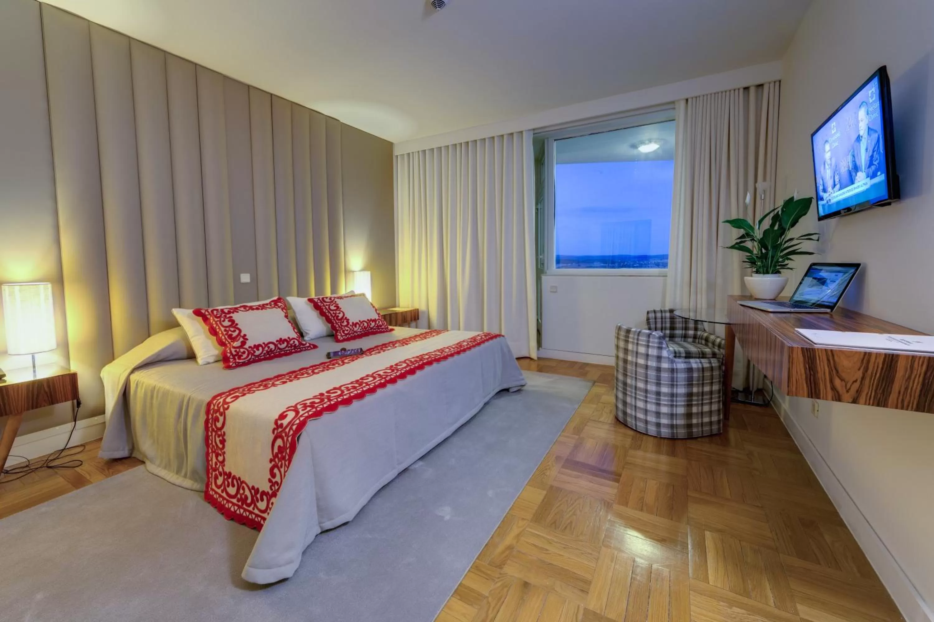 Bed in Pousada de Bragança - Sao Bartolomeu