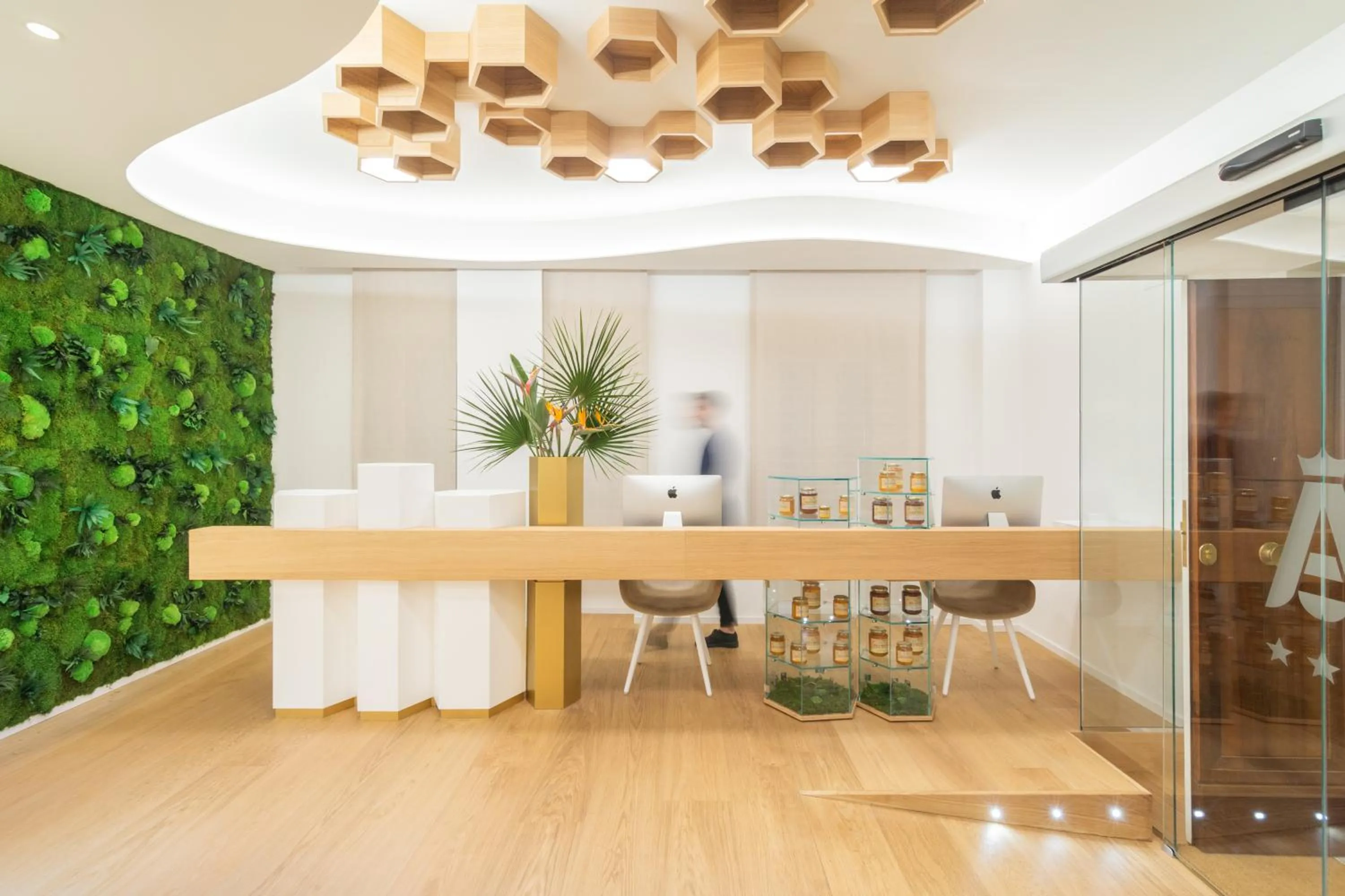 Lobby or reception in Hotel Aristeo