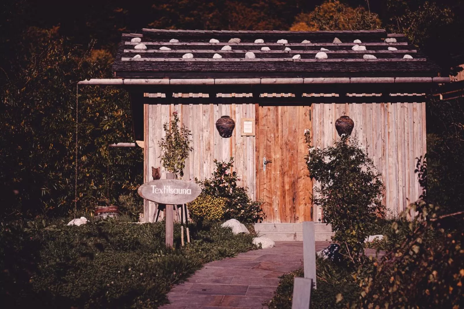 Sauna in Berghotel Rehlegg