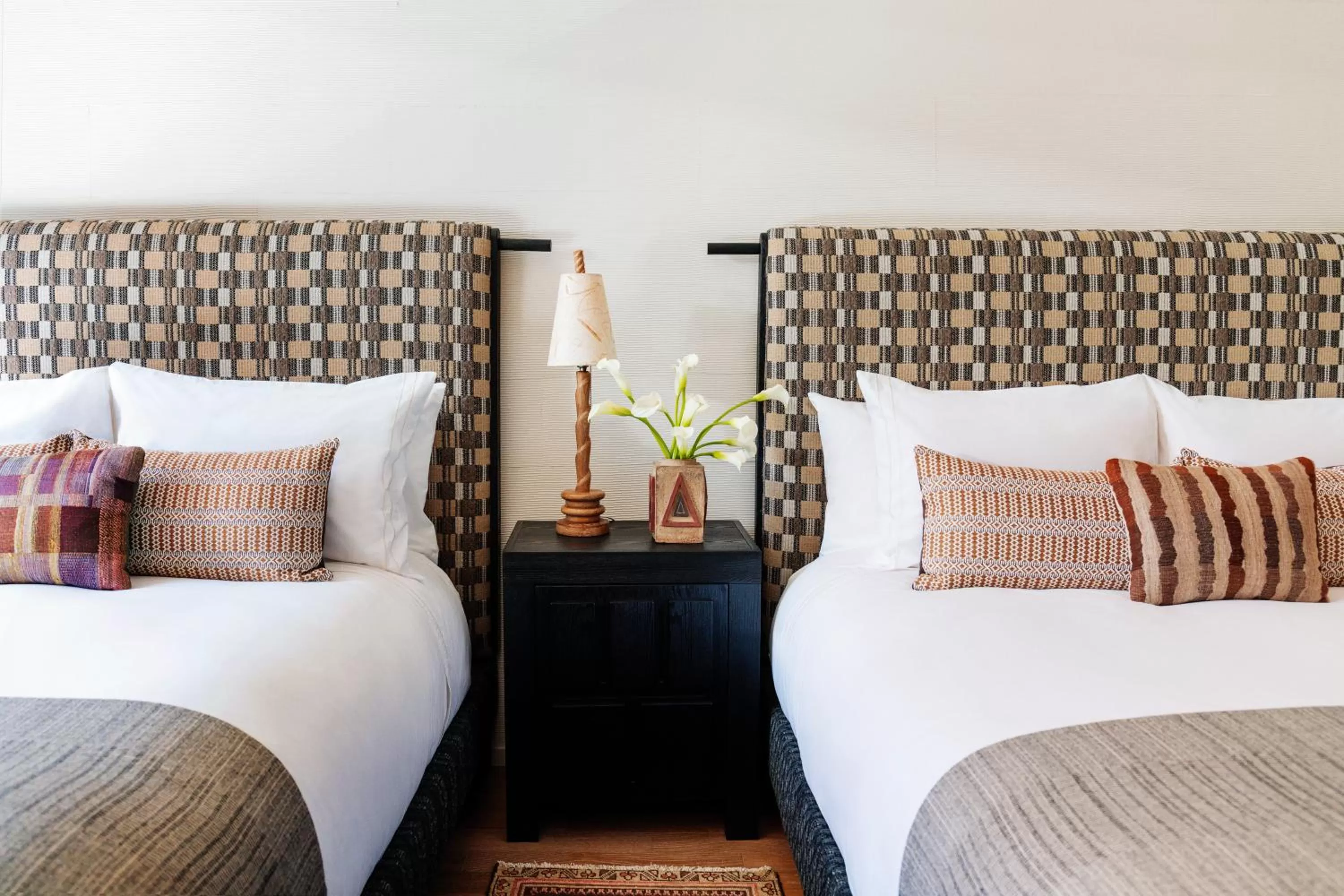 Bed in Downtown Los Angeles Proper Hotel, a Member of Design Hotels