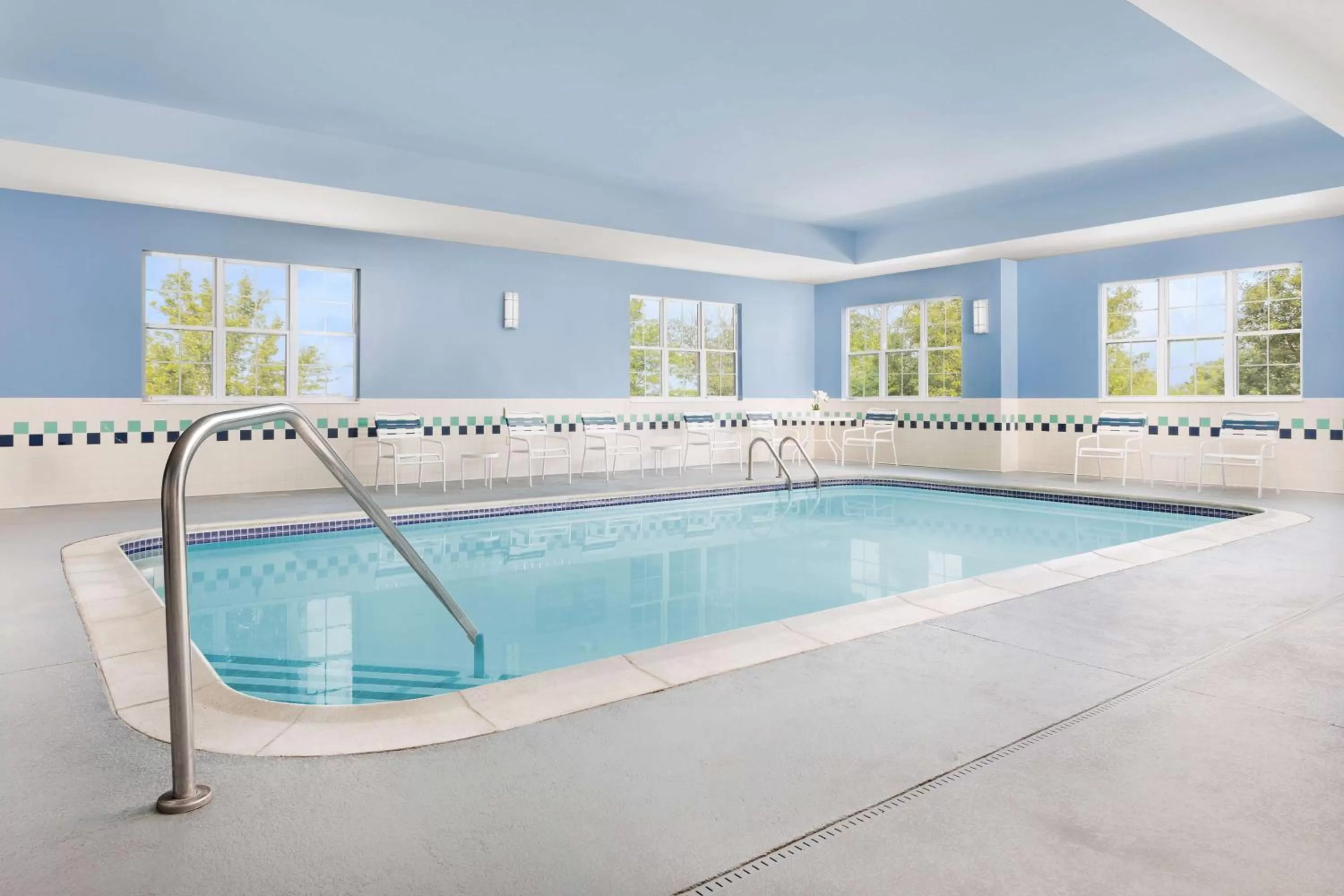 Pool view in Homewood Suites by Hilton Portsmouth