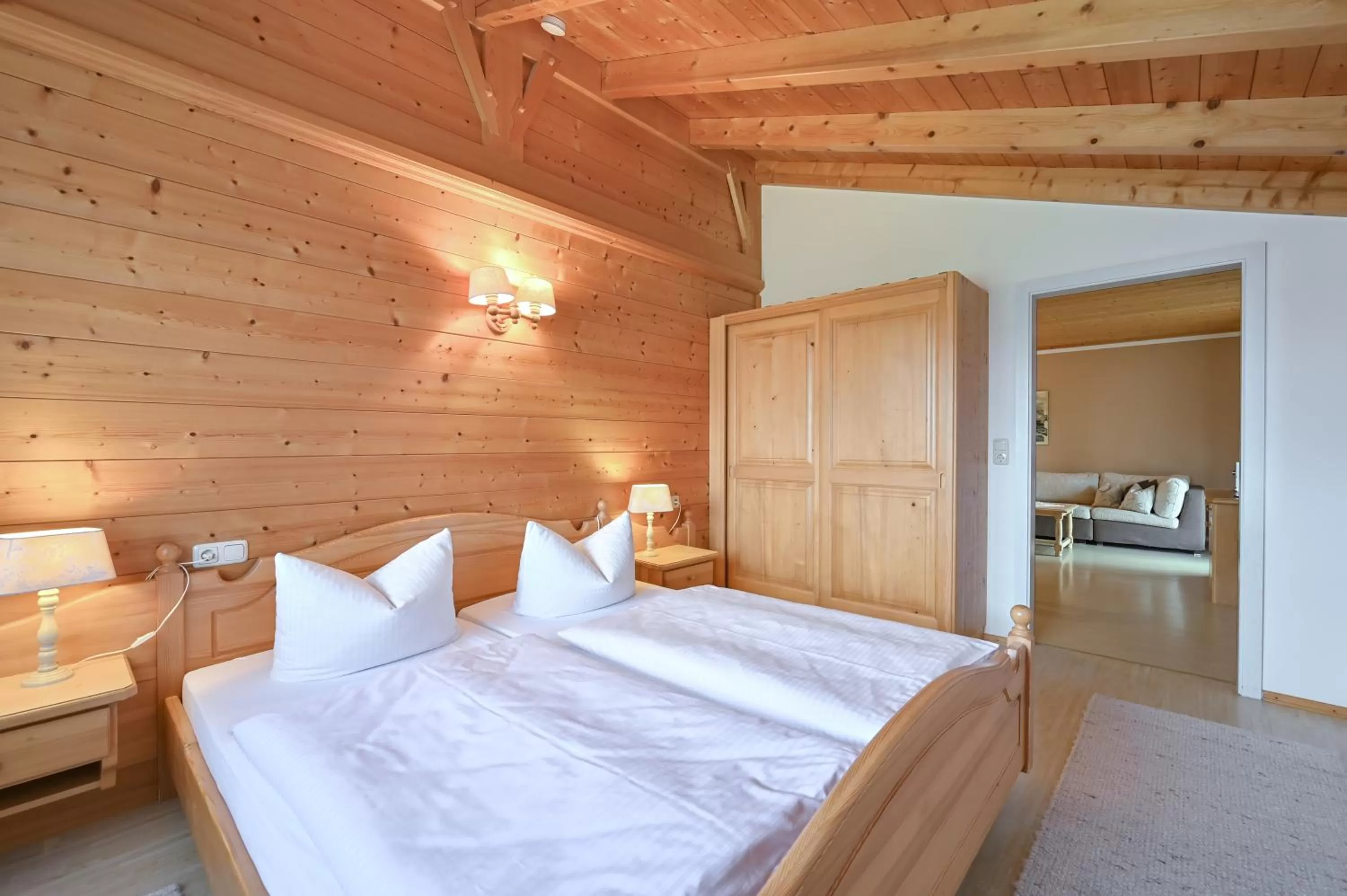 Photo of the whole room, Bed in Landhaus Grobert