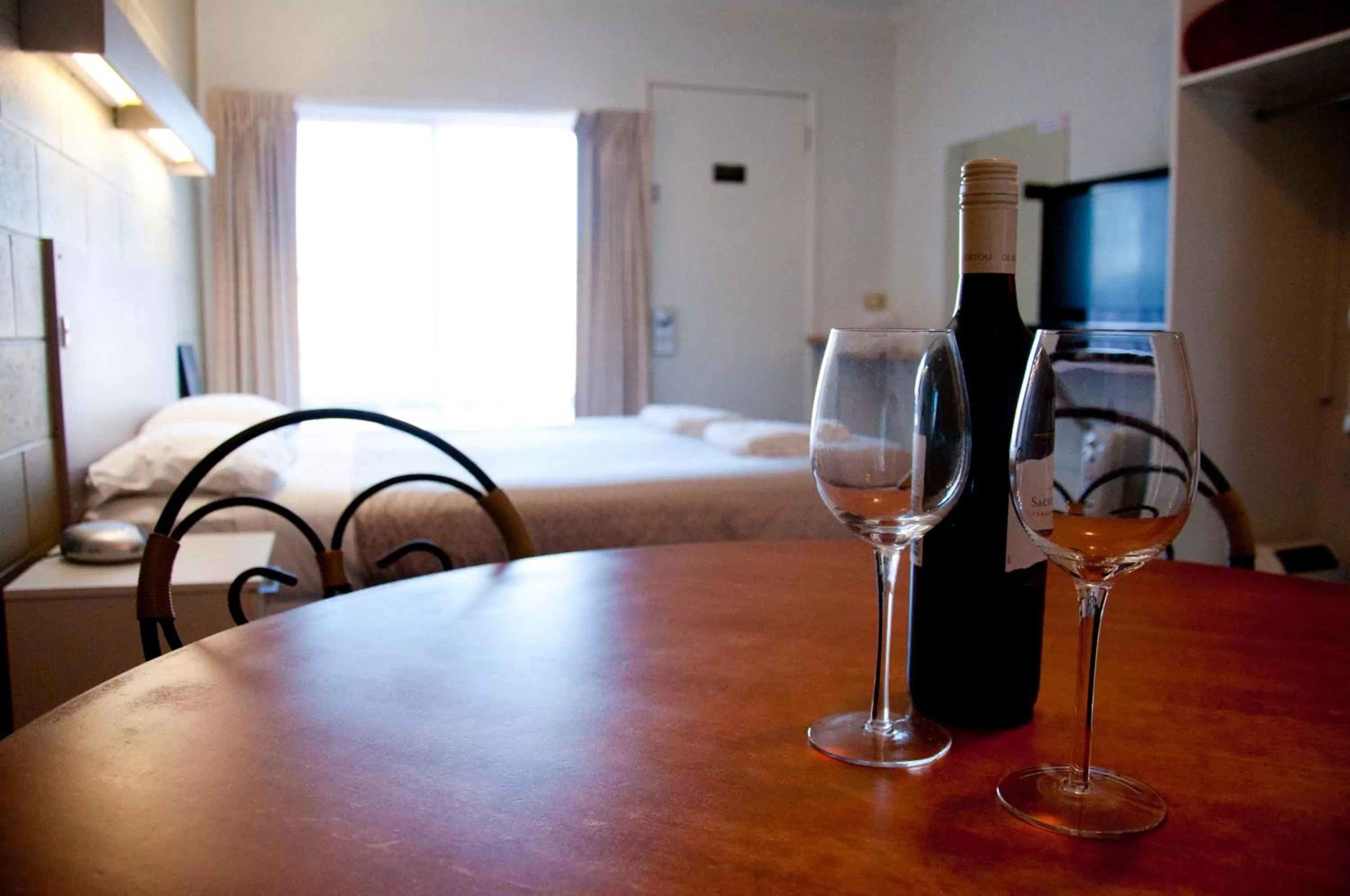 Bed in Motel Marengo