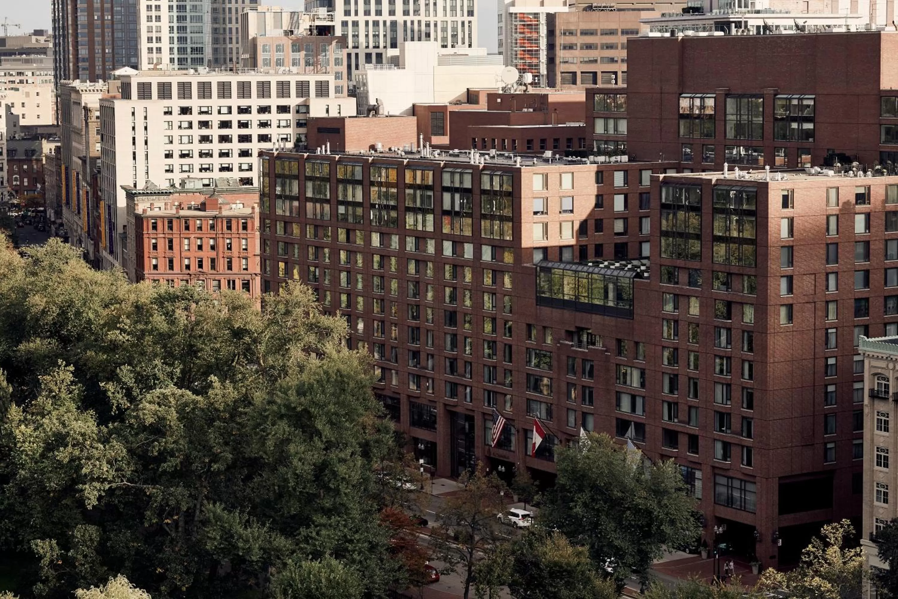 Bird's eye view in Four Seasons Boston