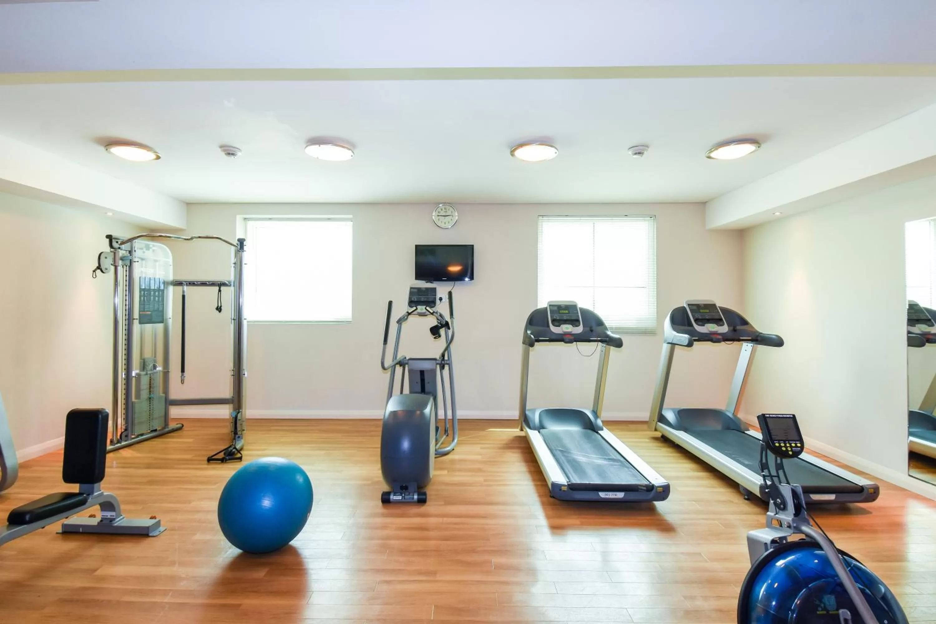Fitness centre/facilities in Premier Inn Dubai Investments Park - An Emirates Group Company