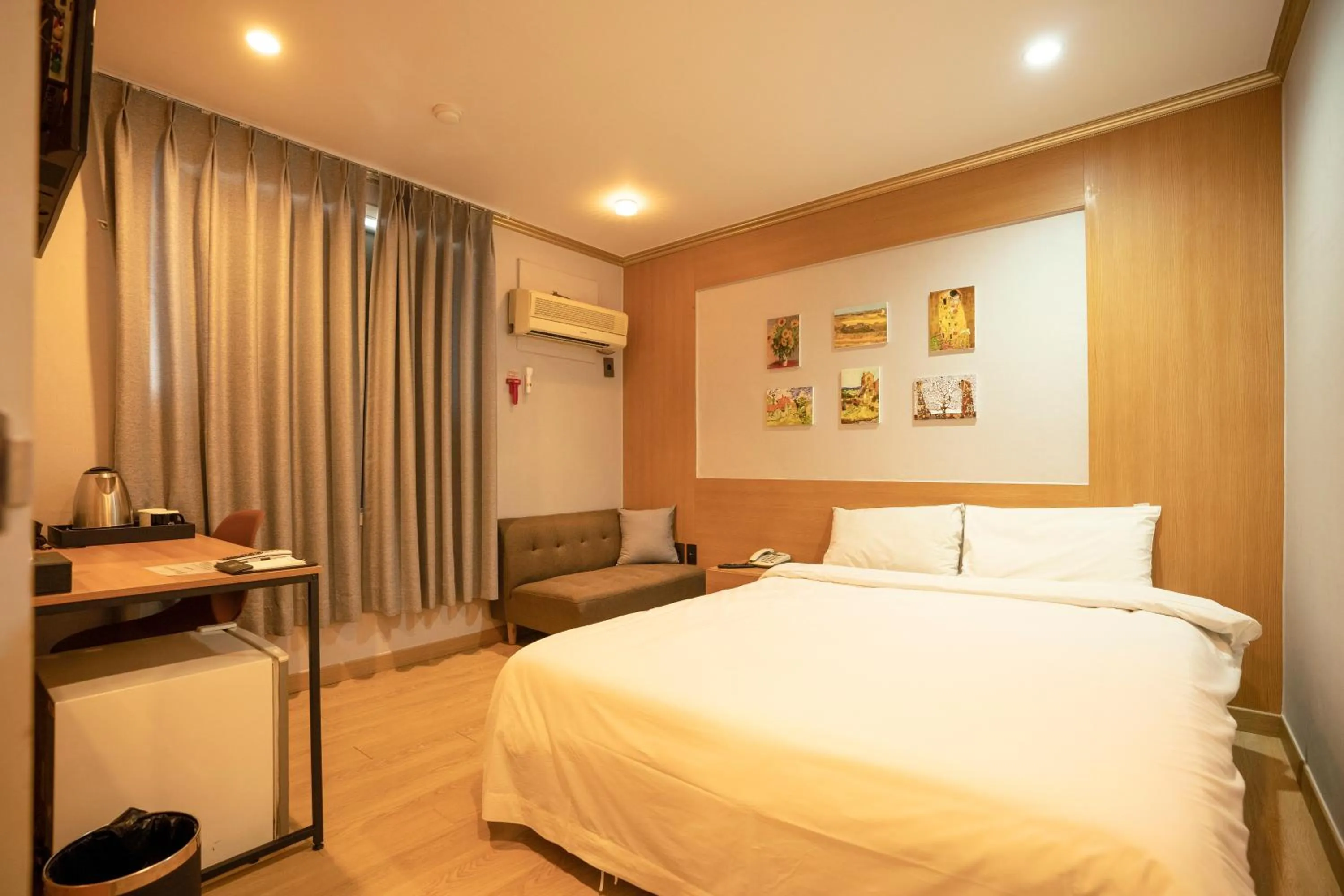 Bed in Jeju Stay Hotel