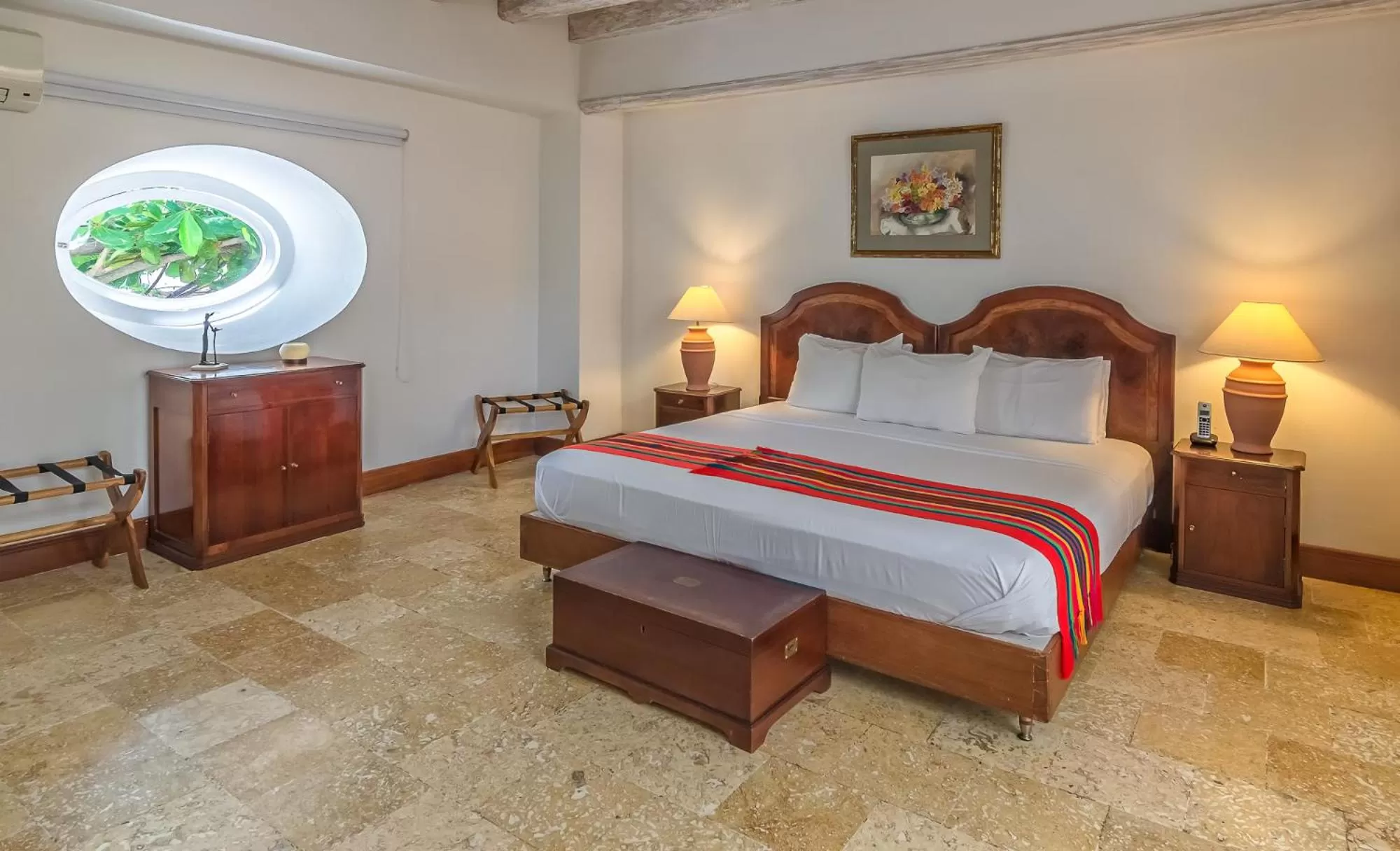 Bed in Casa Pizarro Hotel Boutique
