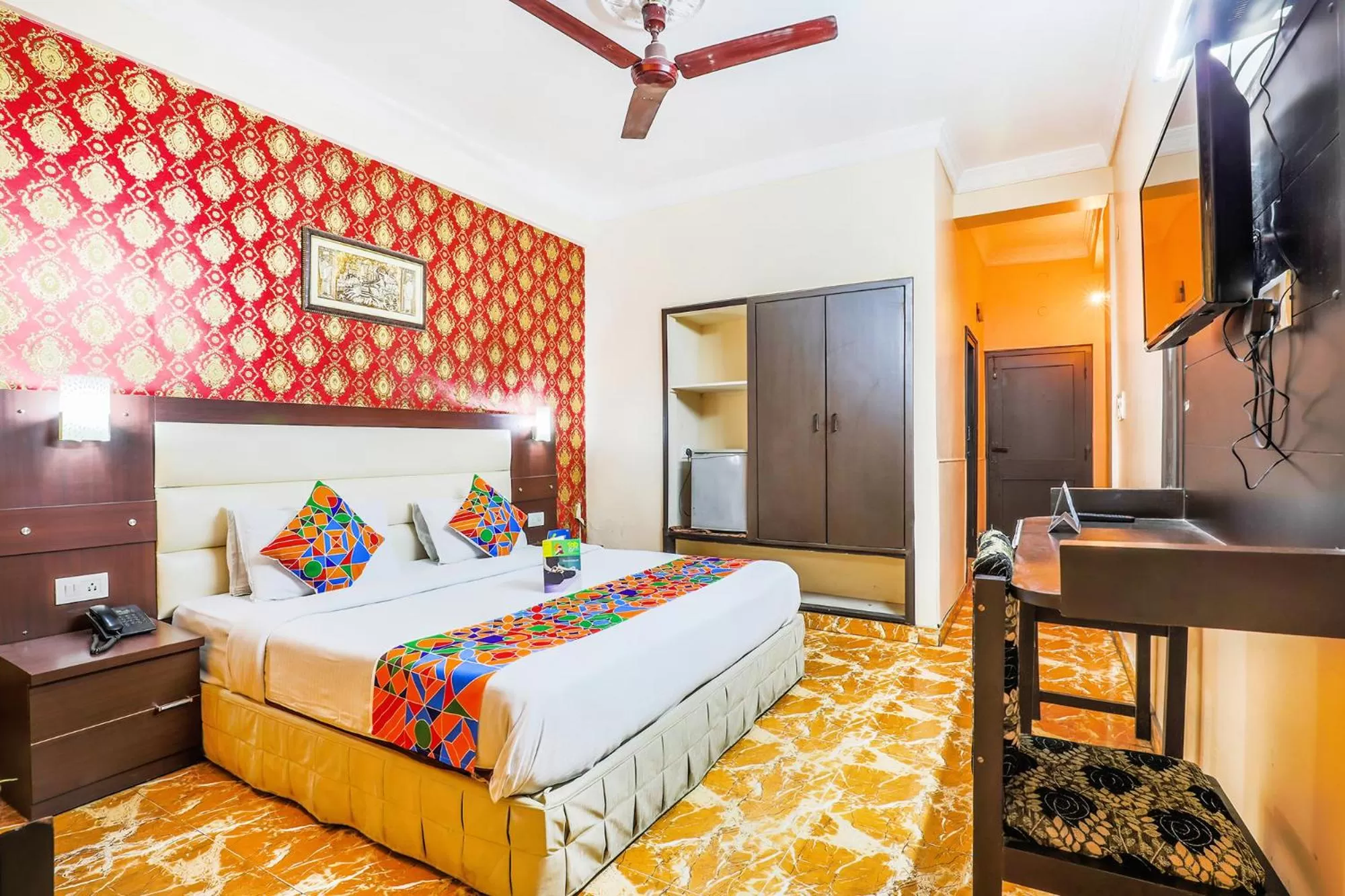 Bedroom, Bed in FabHotel Pramila Inn