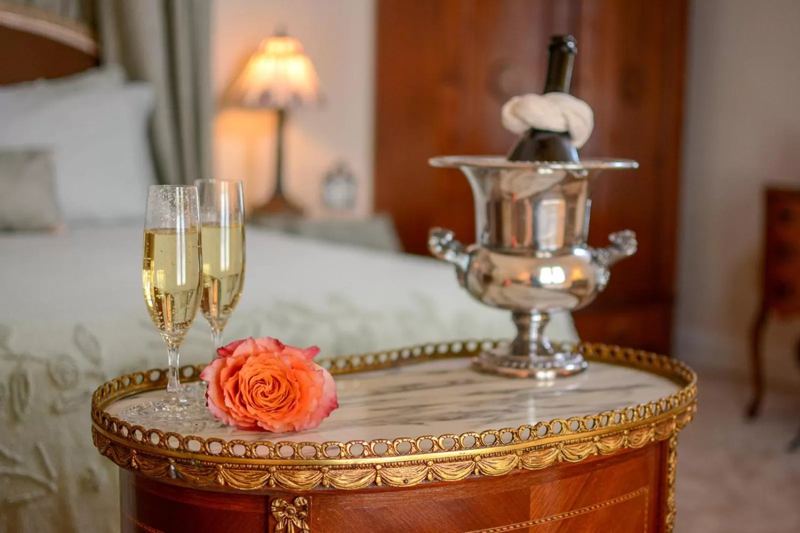 Bed in The Towers Bed & Breakfast