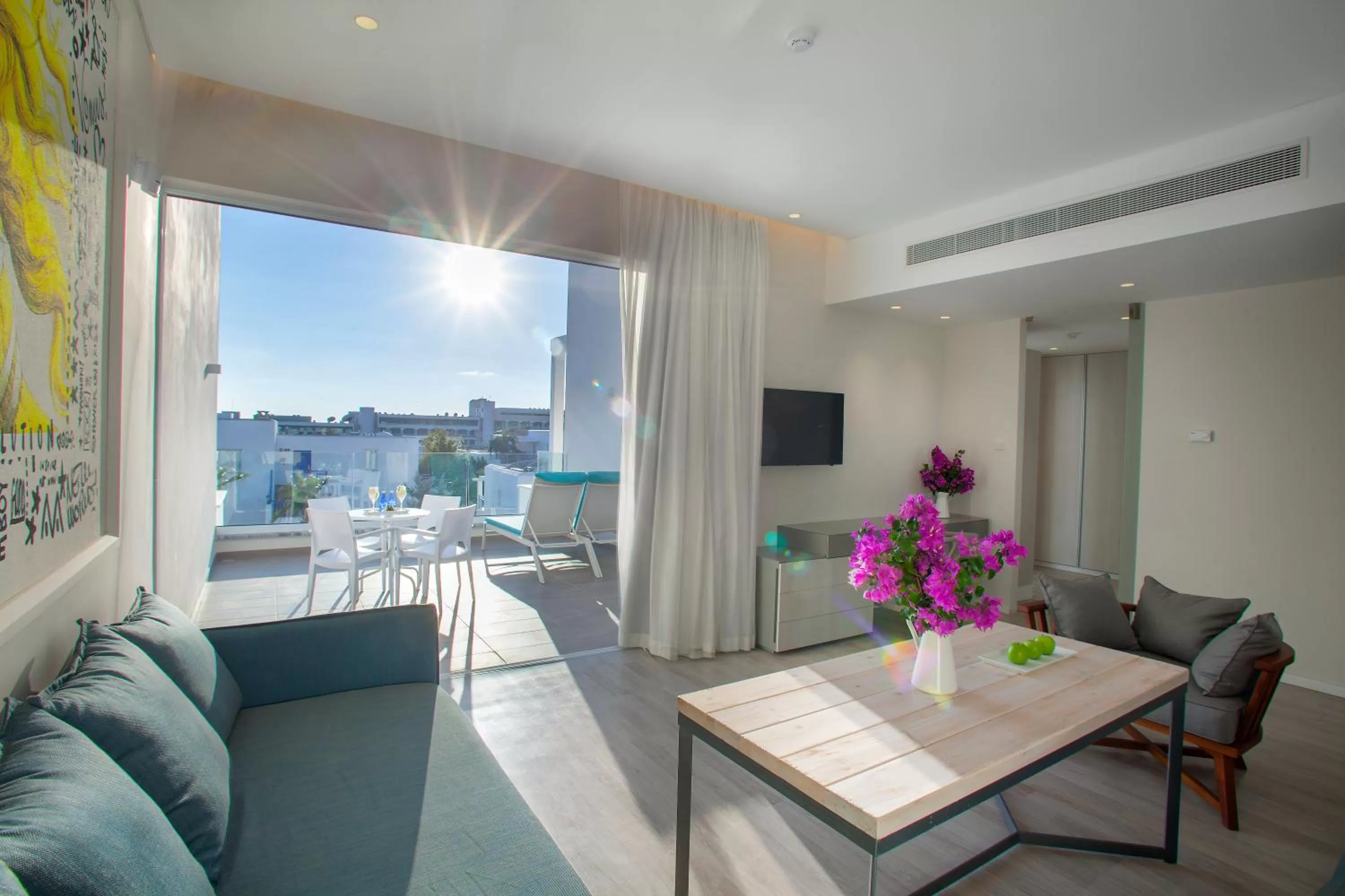 Seating area in Aliathon Aegean