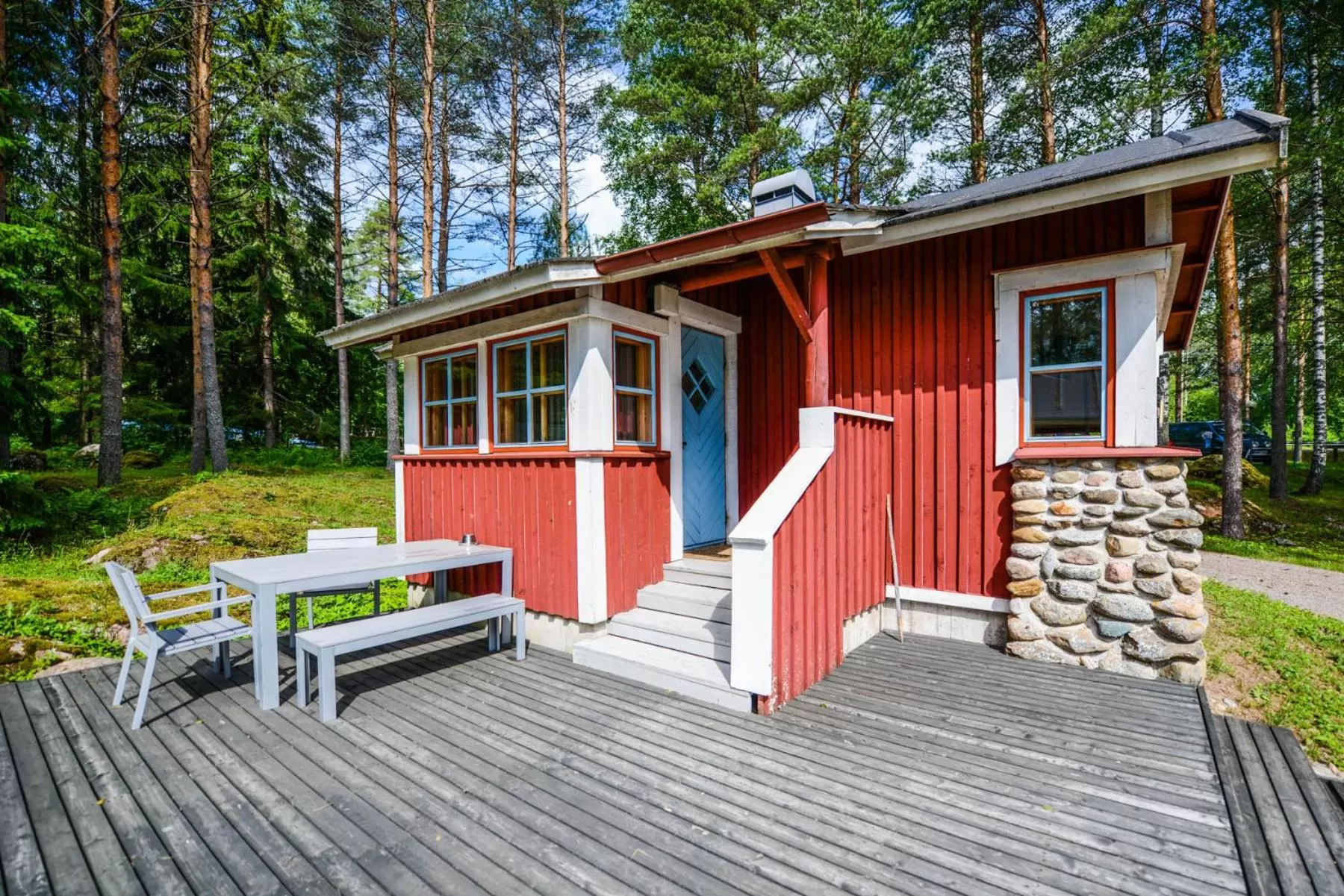 Property building, Patio/Outdoor Area in Sahanlahti Resort