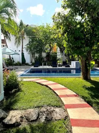 Garden in Villas El Encanto Cozumel