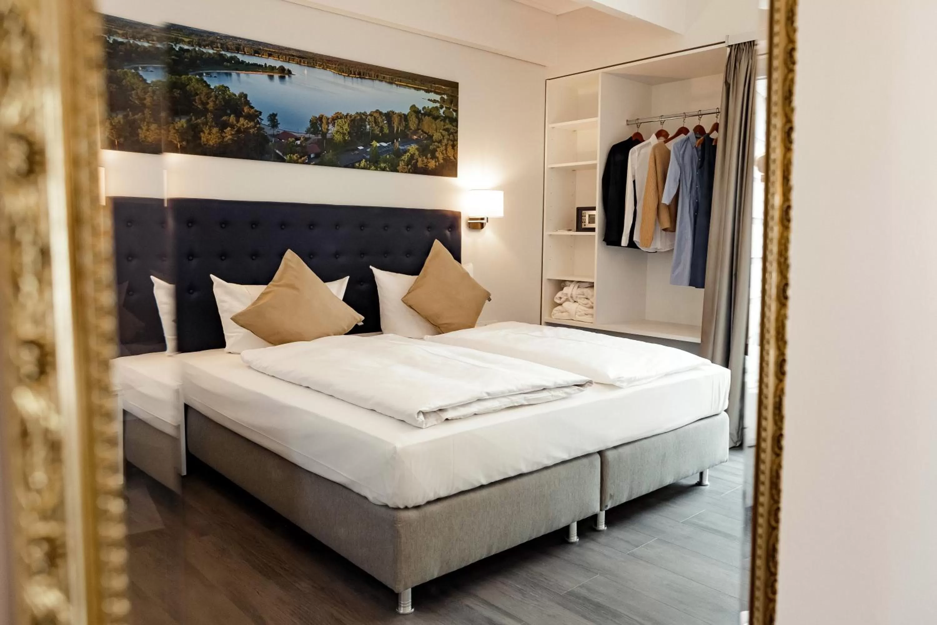 Bed in Seehotel am Tankumsee