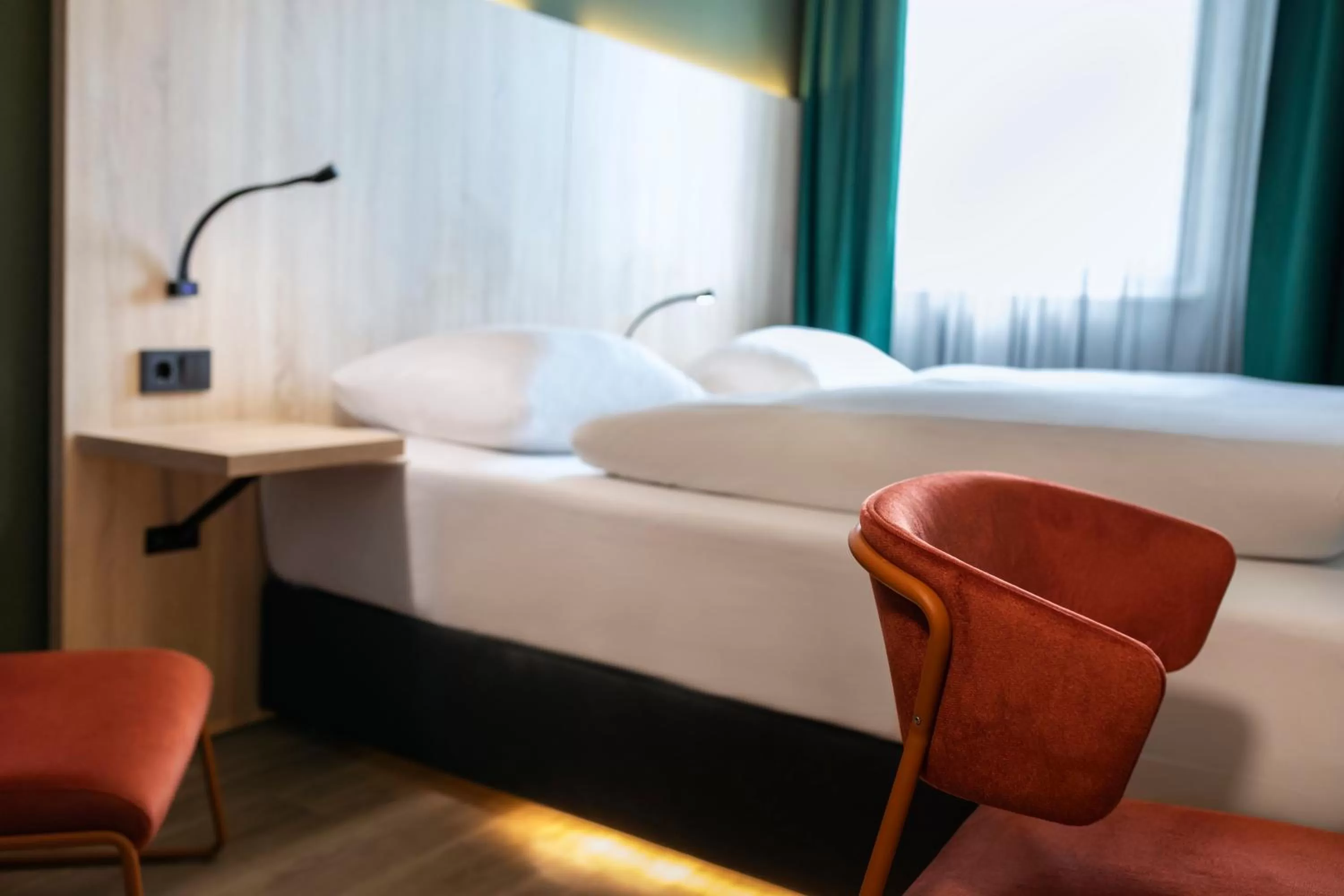 Bed in ACHAT Hotel Monheim am Rhein