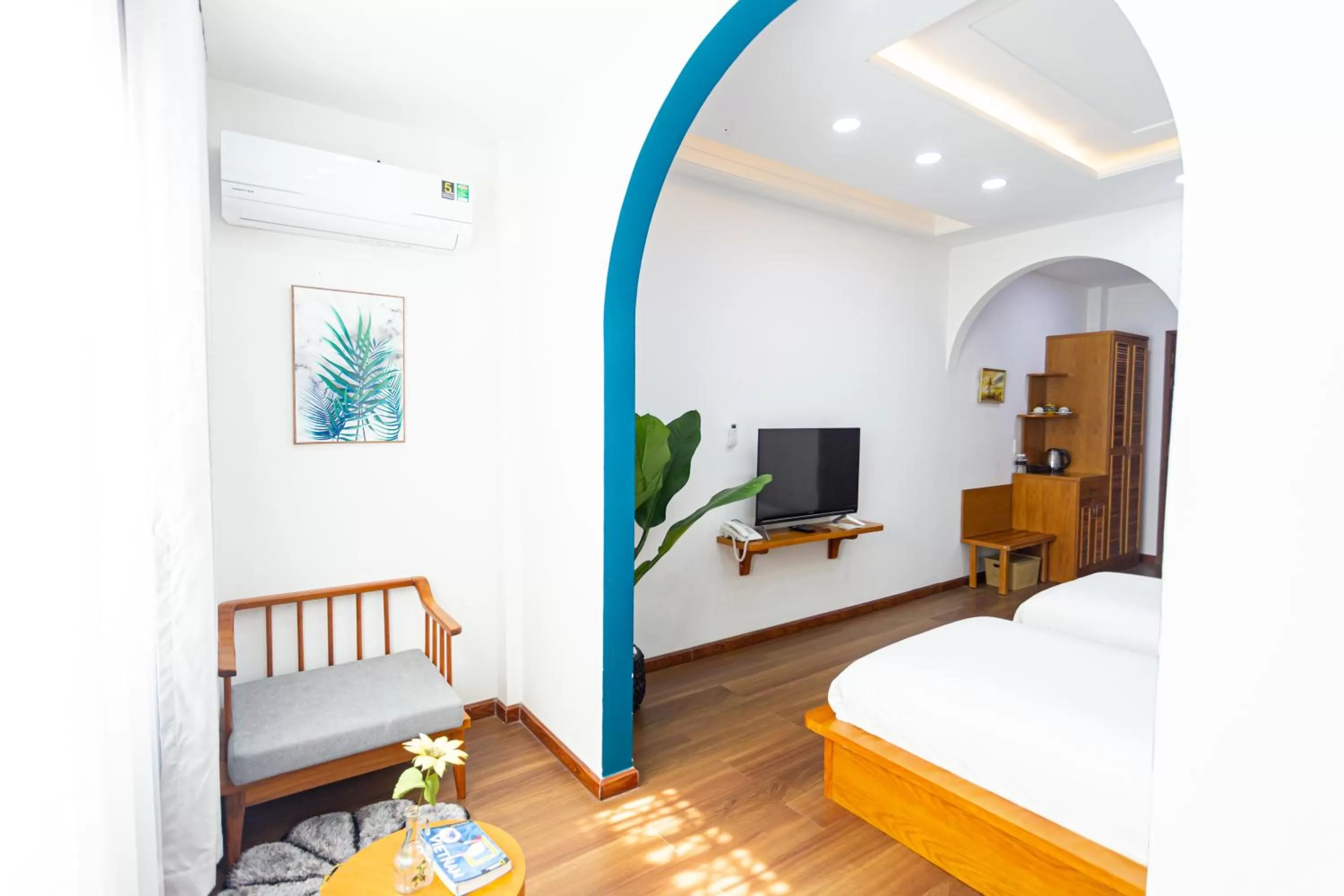 hair dresser, Bed in Chez Mimosa Local