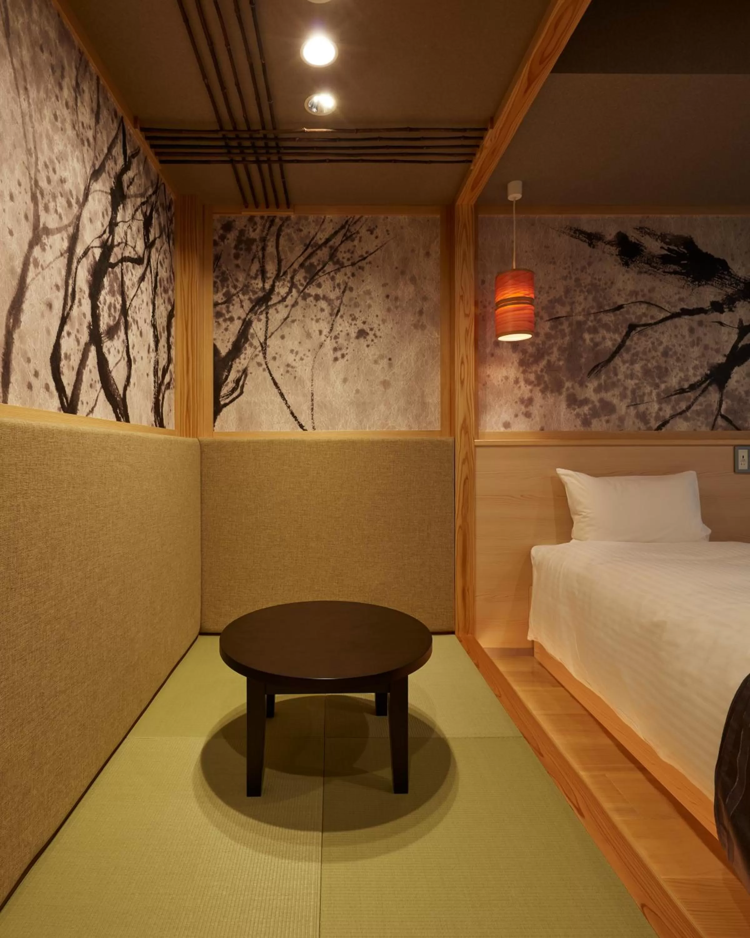 Bed in Sakura Sky Hotel