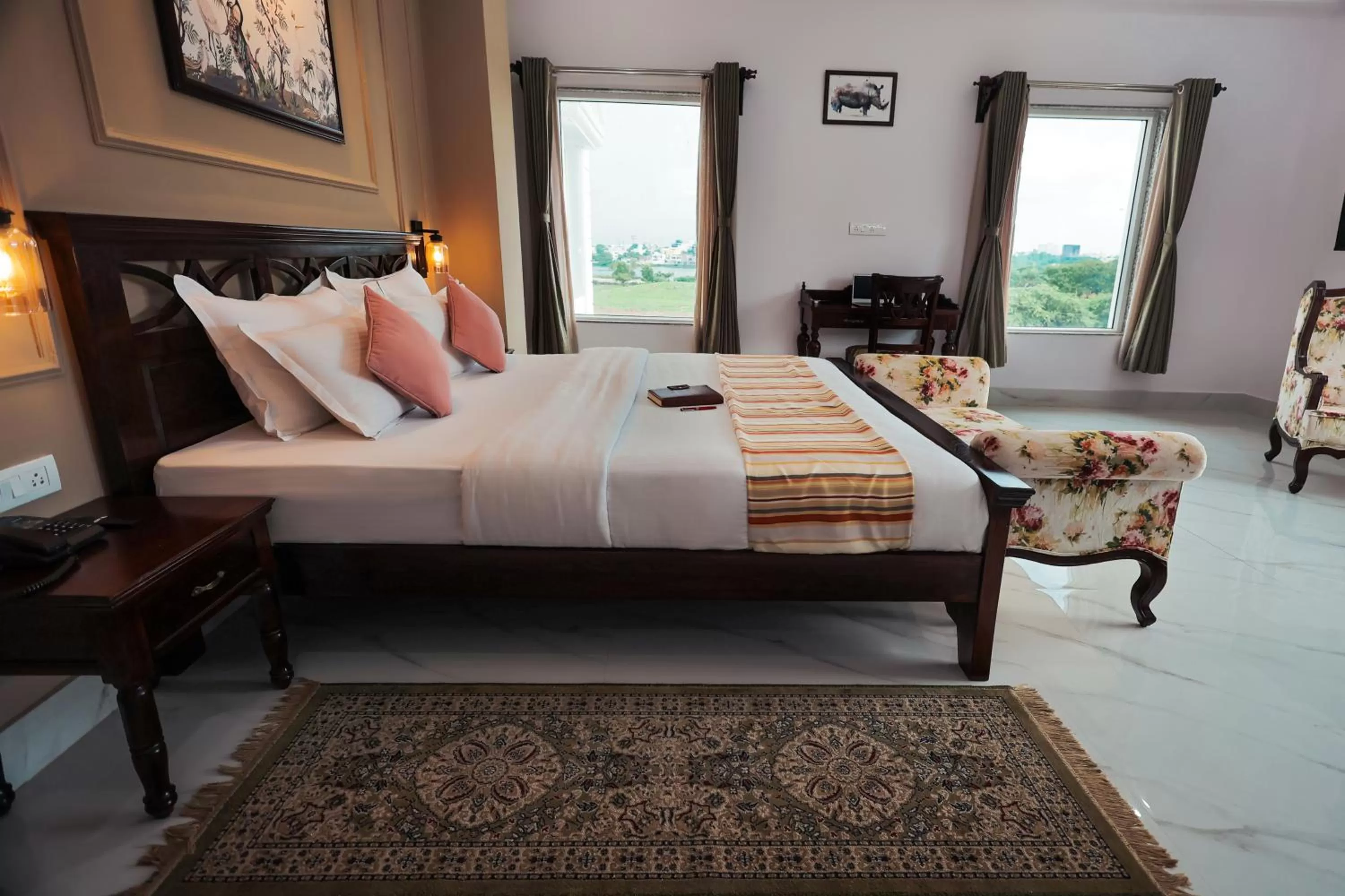 Bedroom in Revaas Lake View Boutique Stay