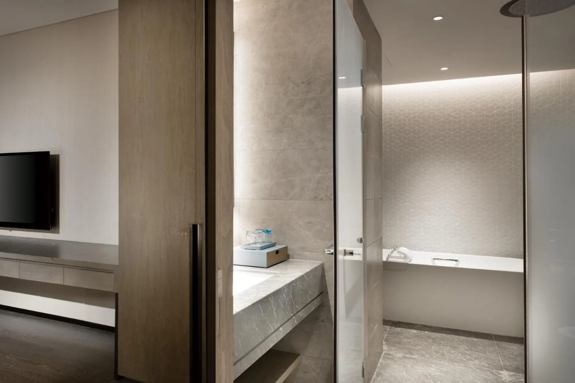Bathroom in Crowne Plaza Hangzhou Science City by IHG