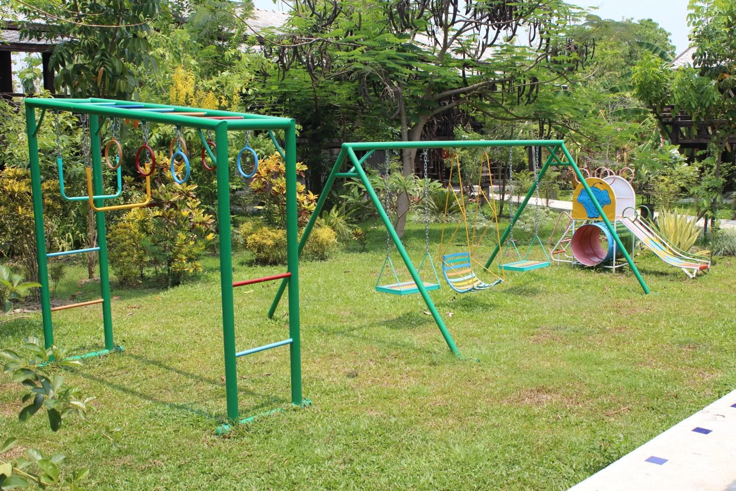 Children play ground in Little Village Chiang Mai
