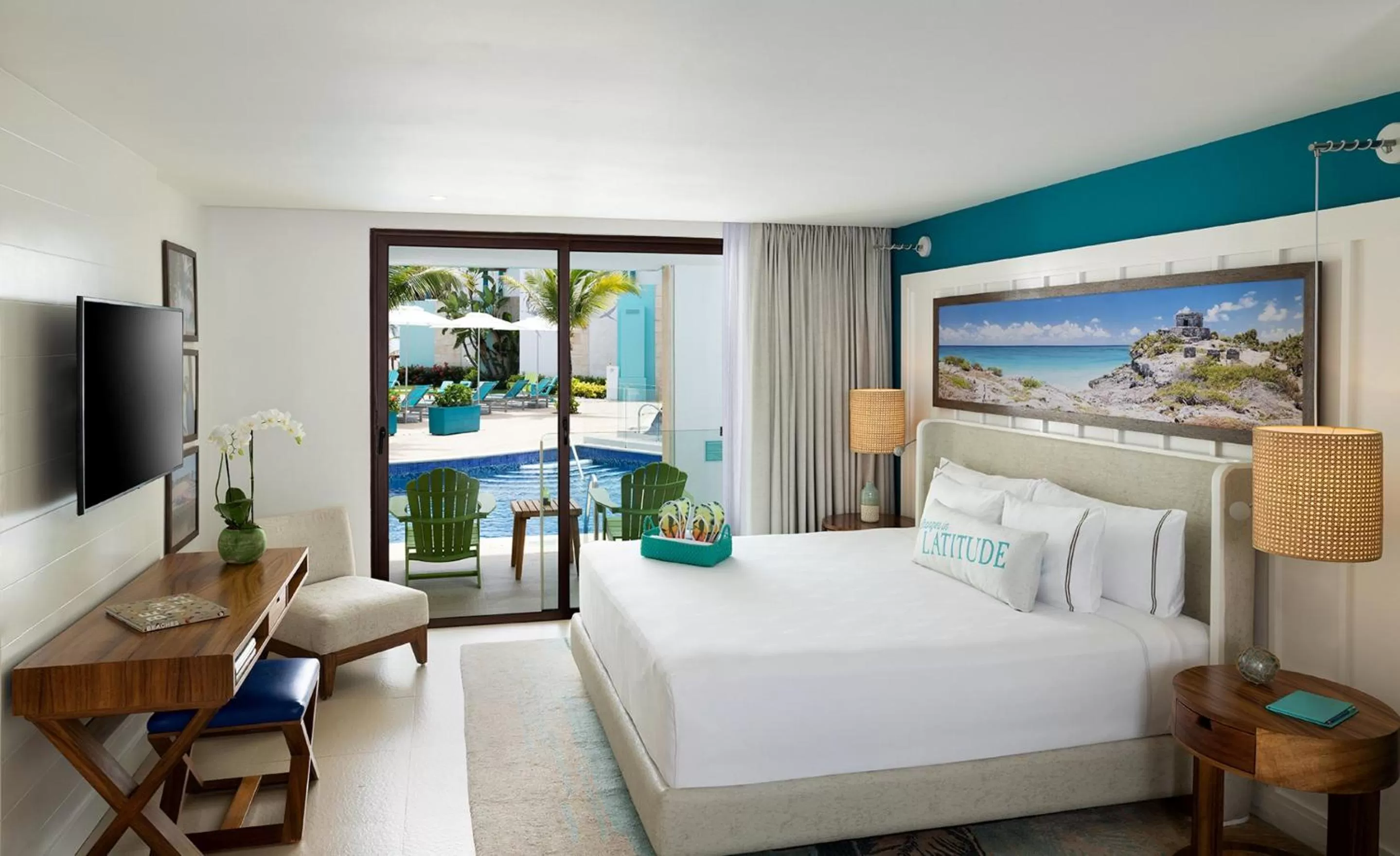 Photo of the whole room, Bed in Margaritaville Island Reserve Riviera Cancún - A Karisma All-Inclusive Experience for All