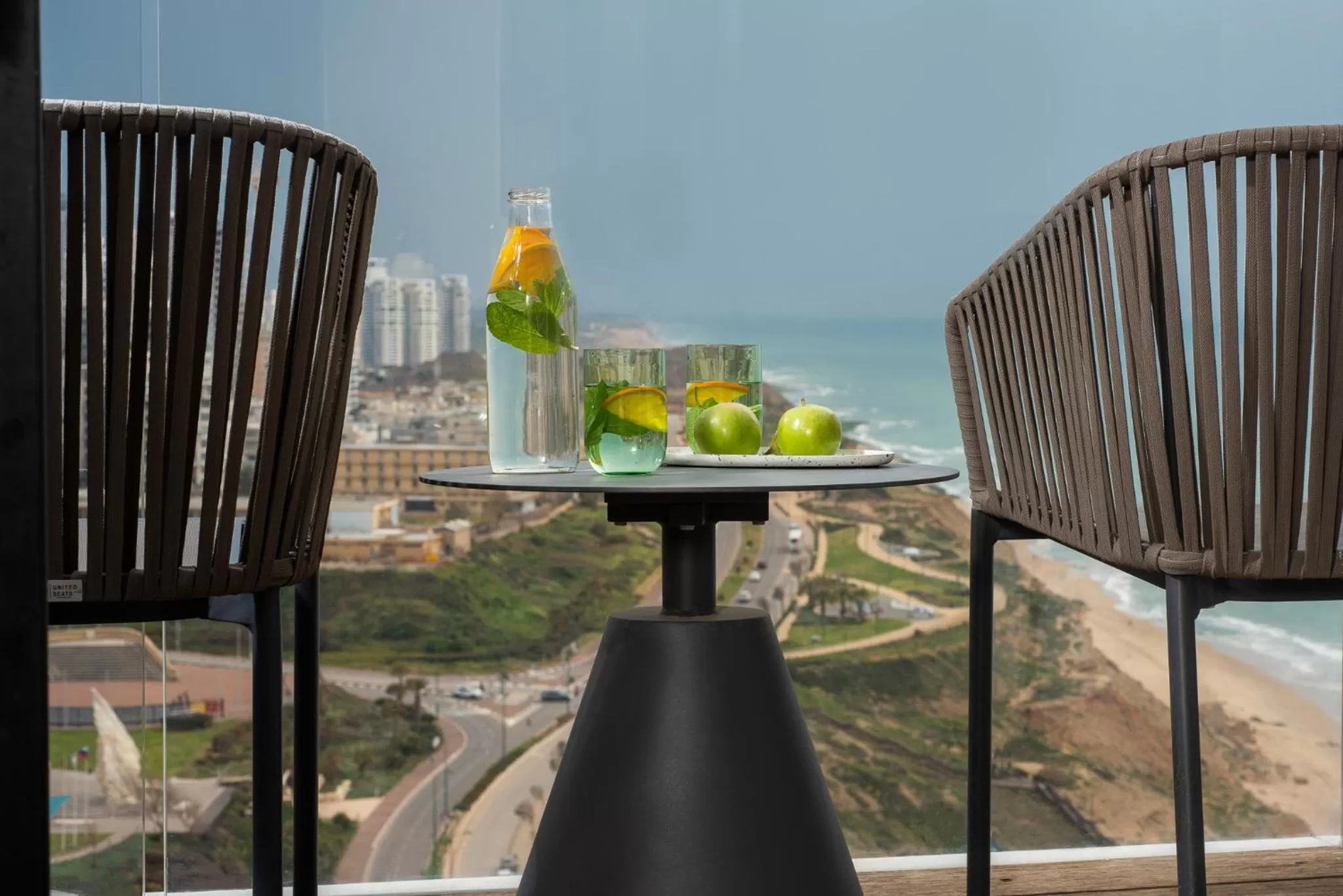 Balcony/Terrace in Vert Lagoon Netanya By AFI Hotels