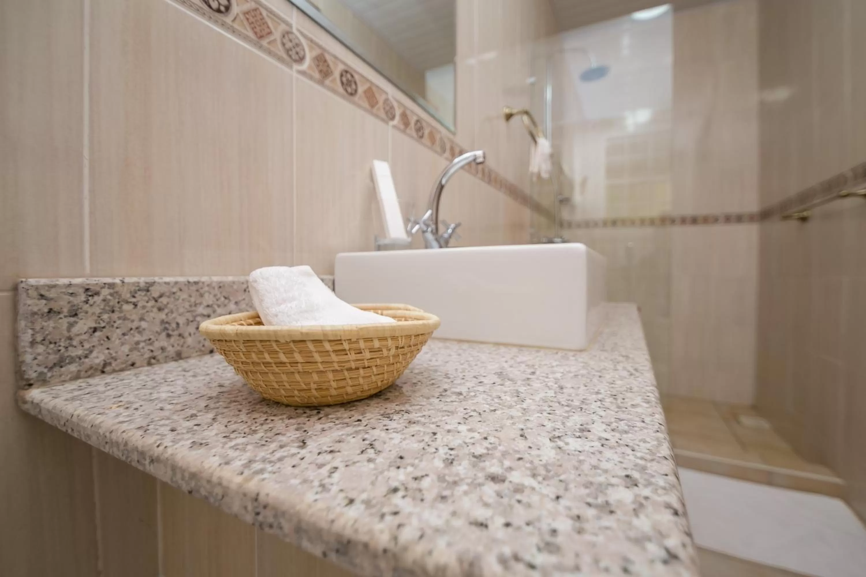 Shower, Bathroom in Hotel Rudi