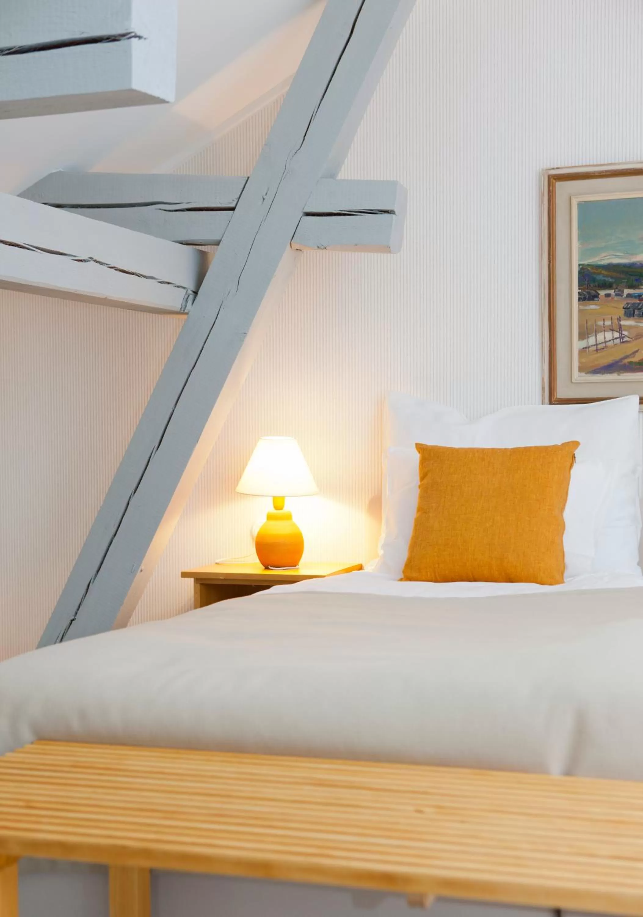 Bedroom, Bed in Ahlströmin Ruukki Noormarkku