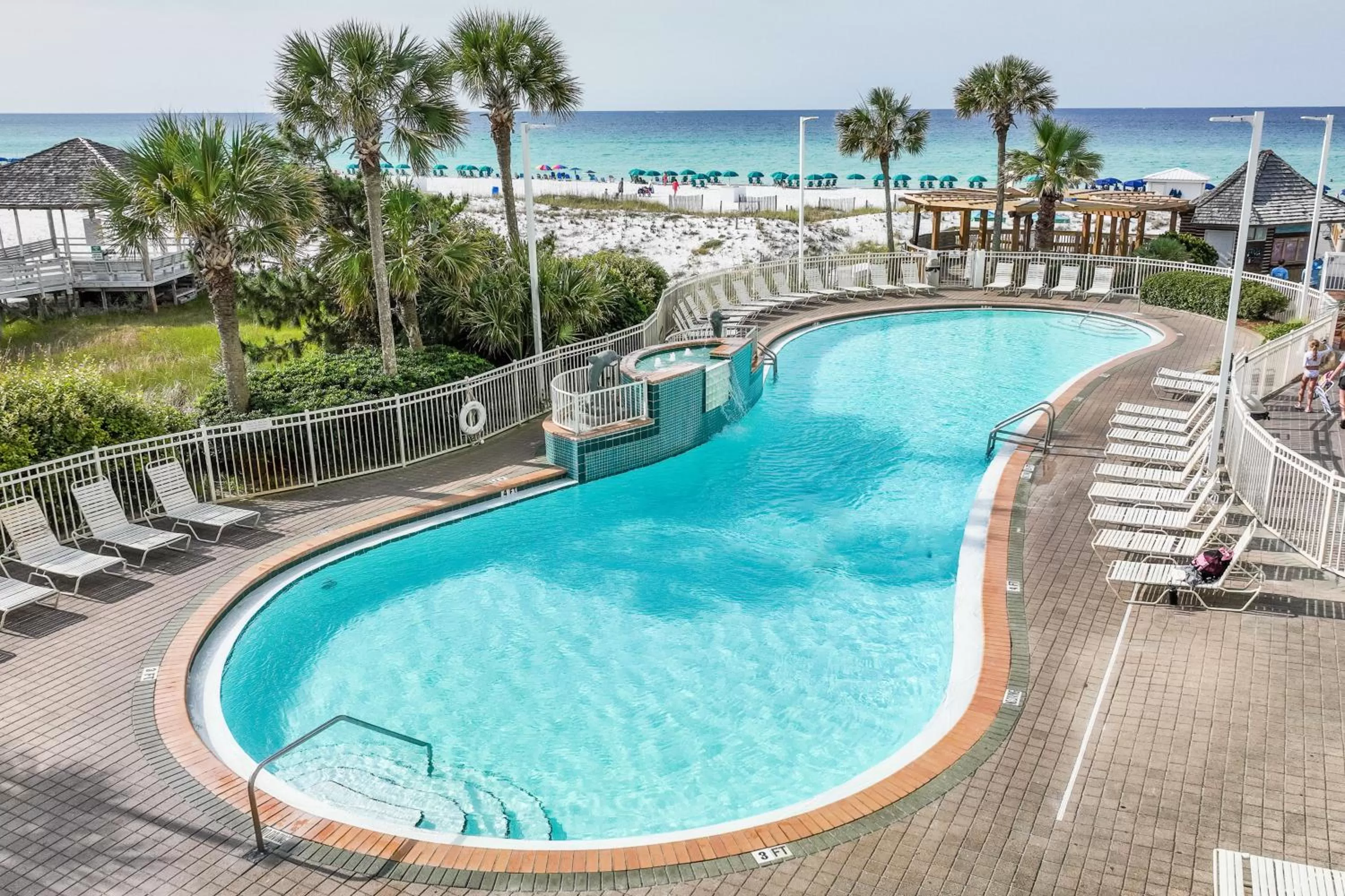 Pool View in The Resorts Of Pelican Beach 1613 Destin (Condo)